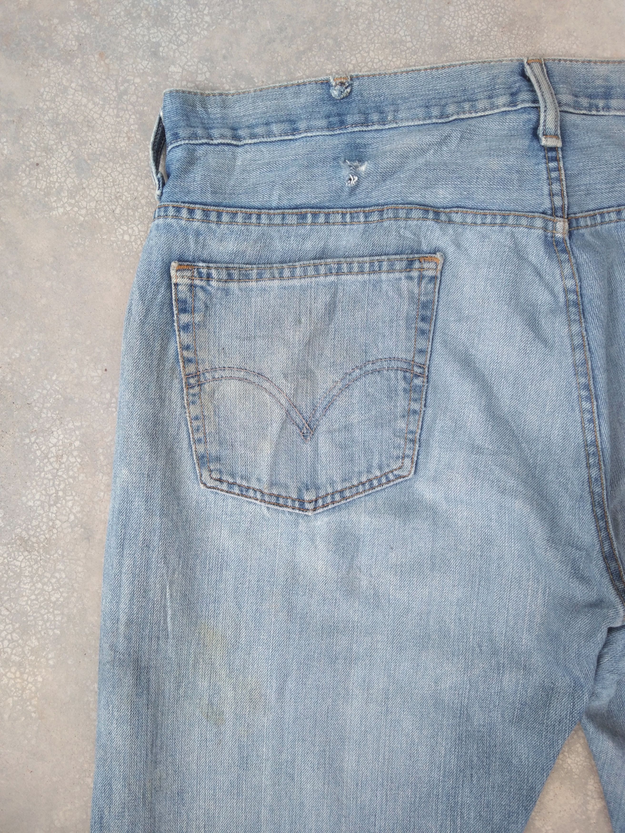Levi's Vintage Levi's Jeans 569 Loose Straight Leg Denim 40x30 Size US 40 / EU 56 - 5 Thumbnail