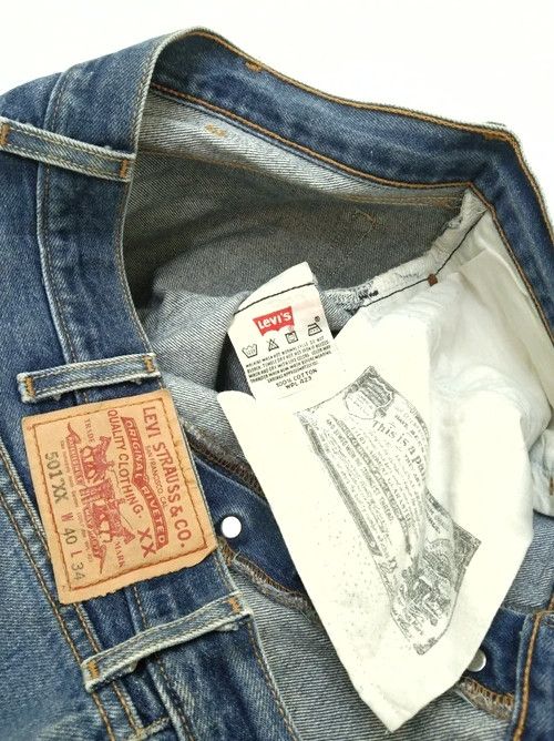 Levi's Vintage Levi's 501 XX Faded Blue Jeans 40x31 Size US 40 / EU 56 - 7 Thumbnail
