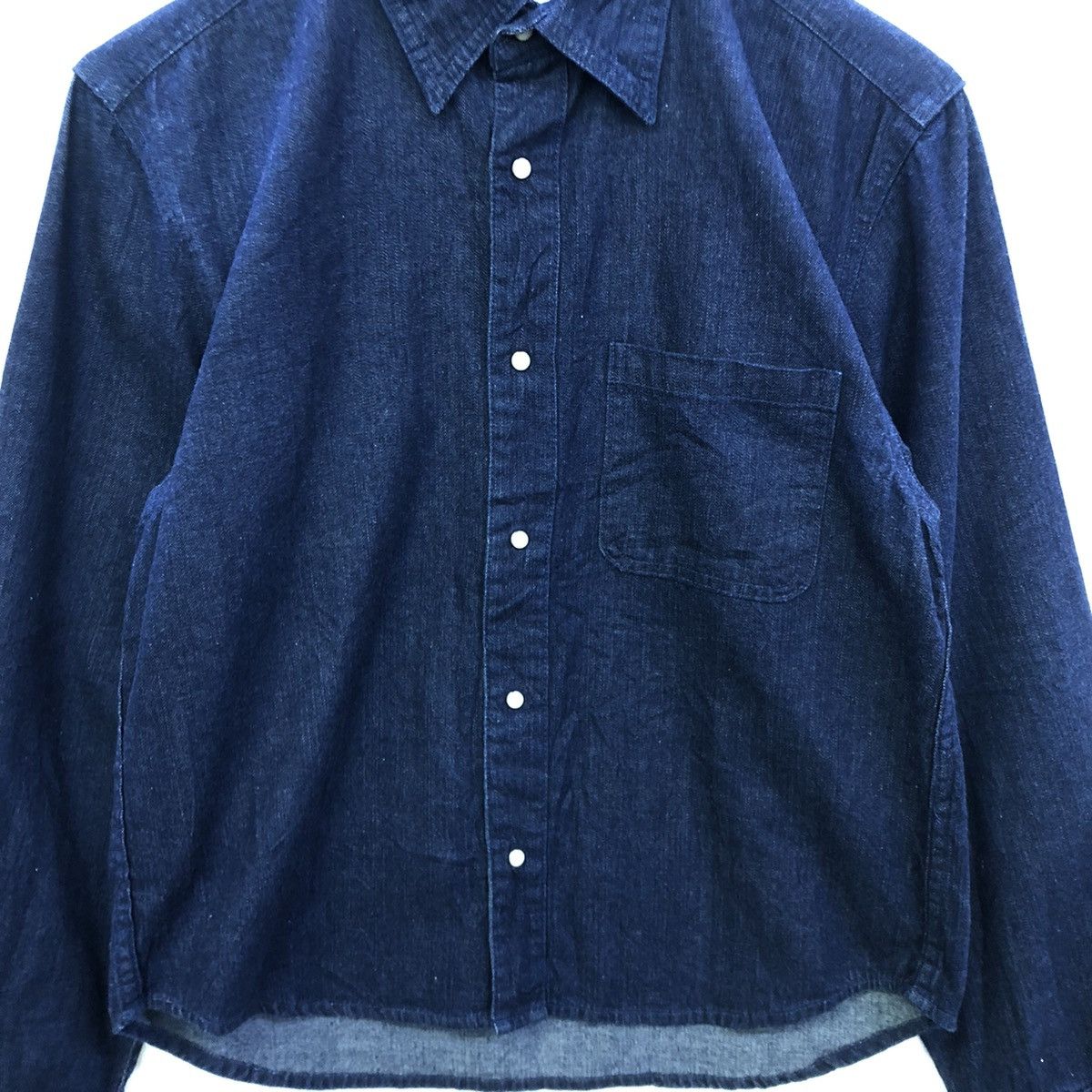 tokidoki Toki doki Indigo Blue Denim Button Shirt Size US S / EU 44-46 / 1 - 4 Thumbnail