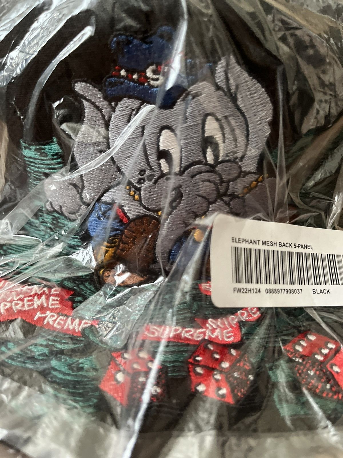 Supreme Supreme Elephant Mesh Back 5-Panel Size ONE SIZE - 4 Thumbnail