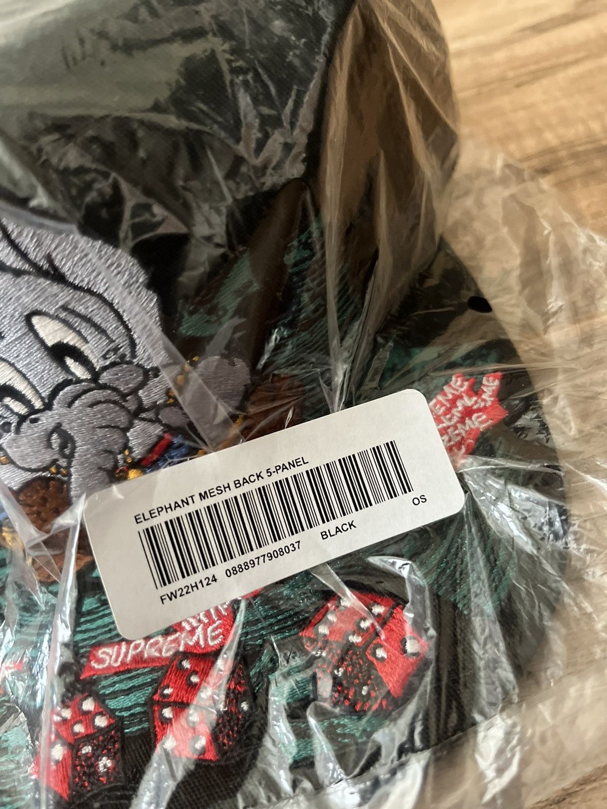 Supreme Supreme Elephant Mesh Back 5-Panel Size ONE SIZE - 5 Thumbnail