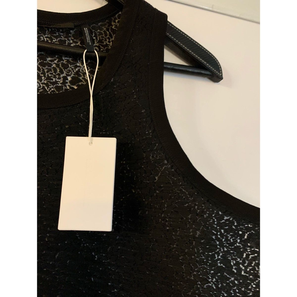 Helmut Lang HELMUT LANG BLACK LACE TANK TOP Size US S / EU 44-46 / 1 - 4 Thumbnail