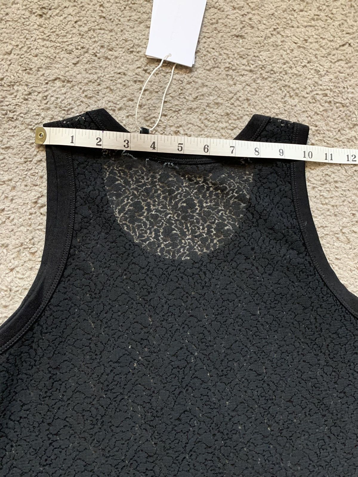 Helmut Lang HELMUT LANG BLACK LACE TANK TOP Size US S / EU 44-46 / 1 - 15 Thumbnail