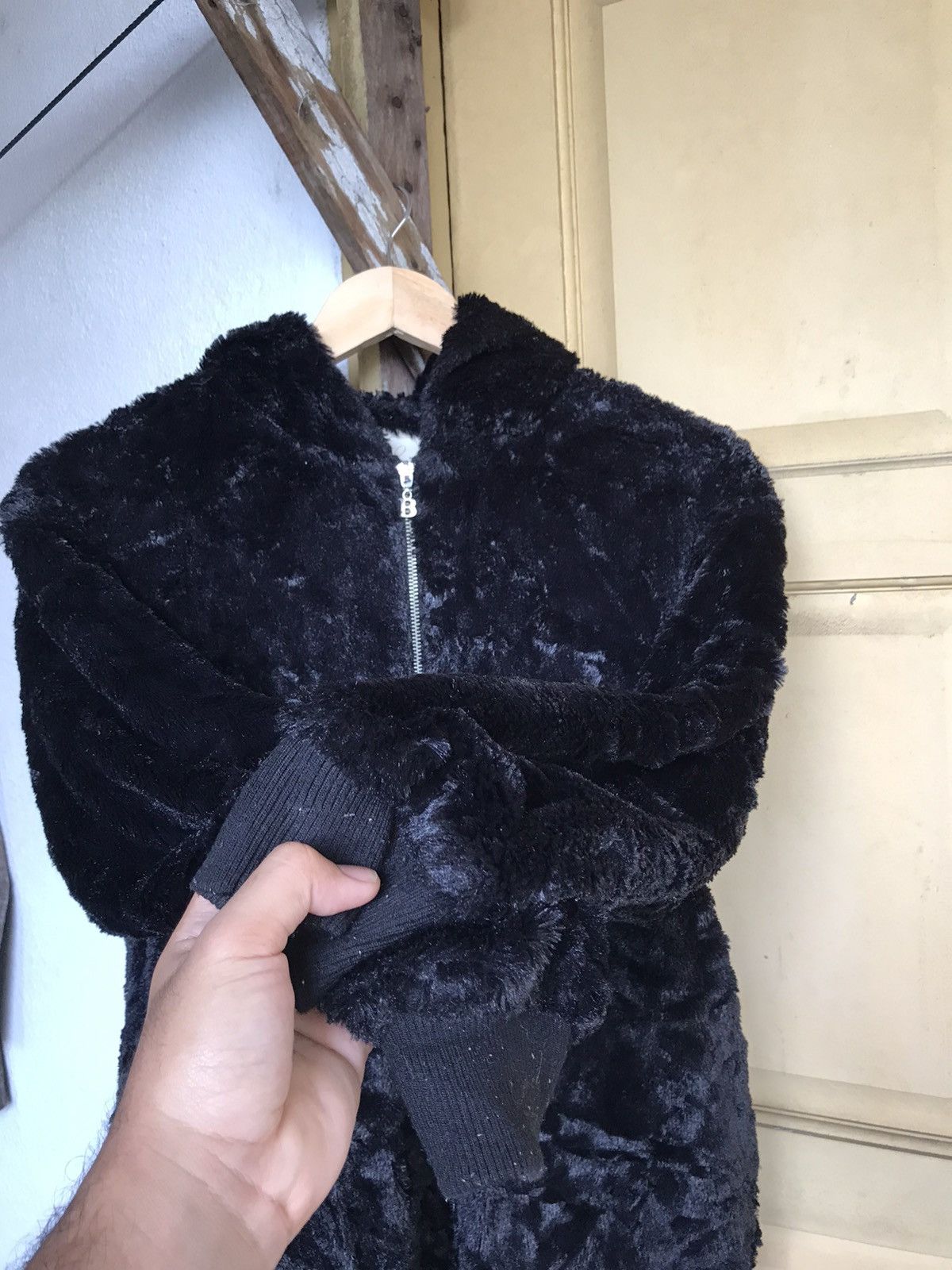 Japanese Brand Nice❗️Hyphen World Gallery Faux Fur Sweater Women Size M / US 6-8 / IT 42-44 - 9 Thumbnail