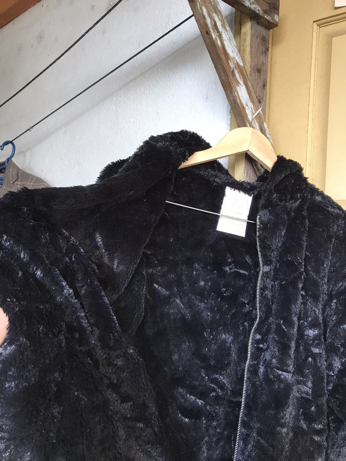 Japanese Brand Nice❗️Hyphen World Gallery Faux Fur Sweater Women Size M / US 6-8 / IT 42-44 - 13 Thumbnail