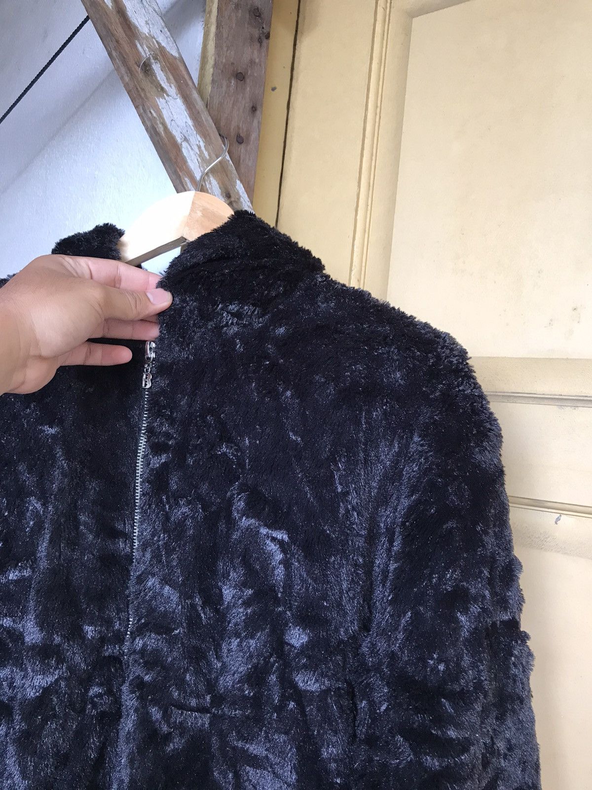 Japanese Brand Nice❗️Hyphen World Gallery Faux Fur Sweater Women Size M / US 6-8 / IT 42-44 - 7 Thumbnail