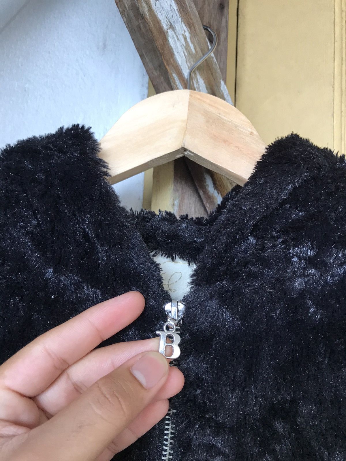 Japanese Brand Nice❗️Hyphen World Gallery Faux Fur Sweater Women Size M / US 6-8 / IT 42-44 - 5 Thumbnail