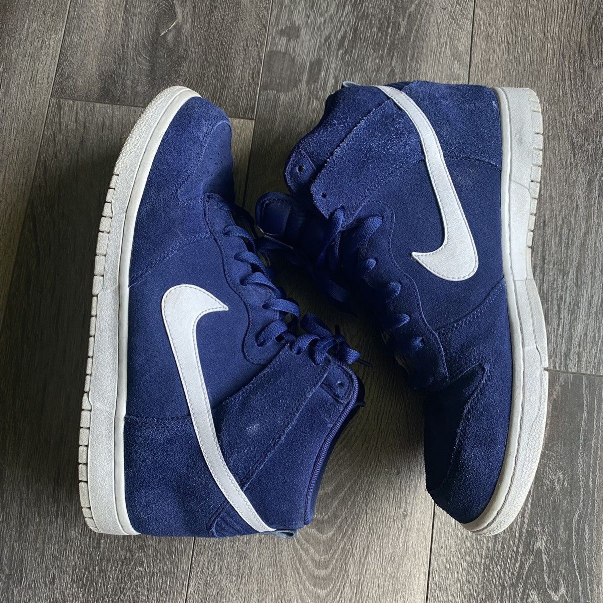 Nike × Vintage Vintage Nike Dunk High Binary Blue Sneakers Shoes Size 10 Size US 10 / EU 43 - 3 Thumbnail