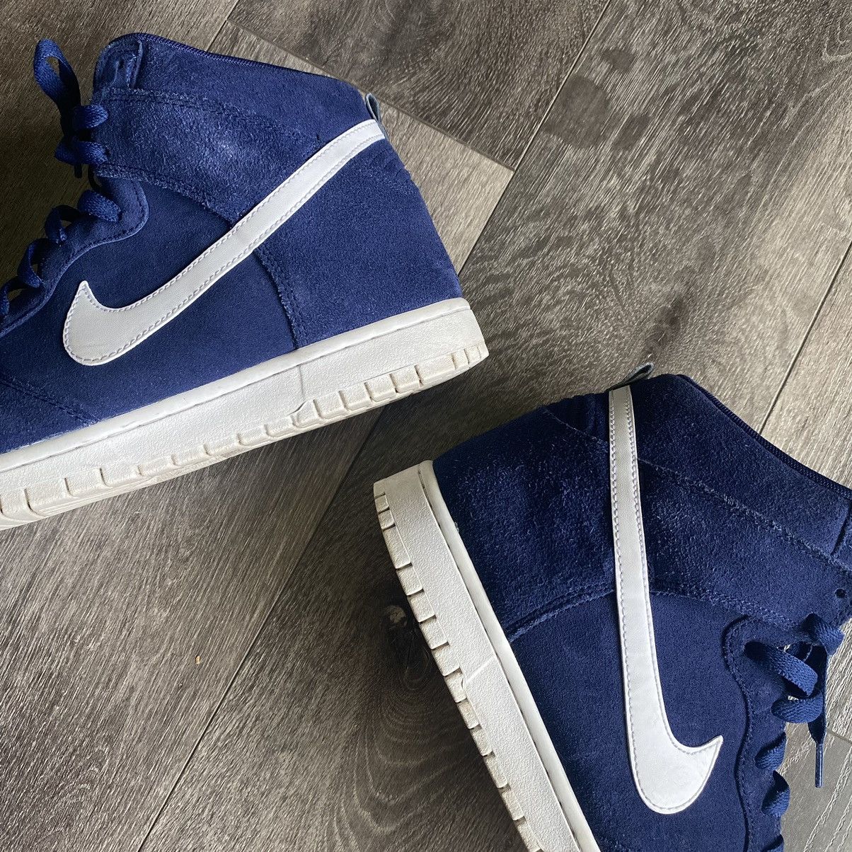 Nike × Vintage Vintage Nike Dunk High Binary Blue Sneakers Shoes Size 10 Size US 10 / EU 43 - 6 Thumbnail