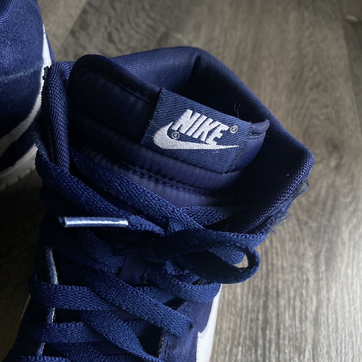 Nike × Vintage Vintage Nike Dunk High Binary Blue Sneakers Shoes Size 10 Size US 10 / EU 43 - 8 Thumbnail