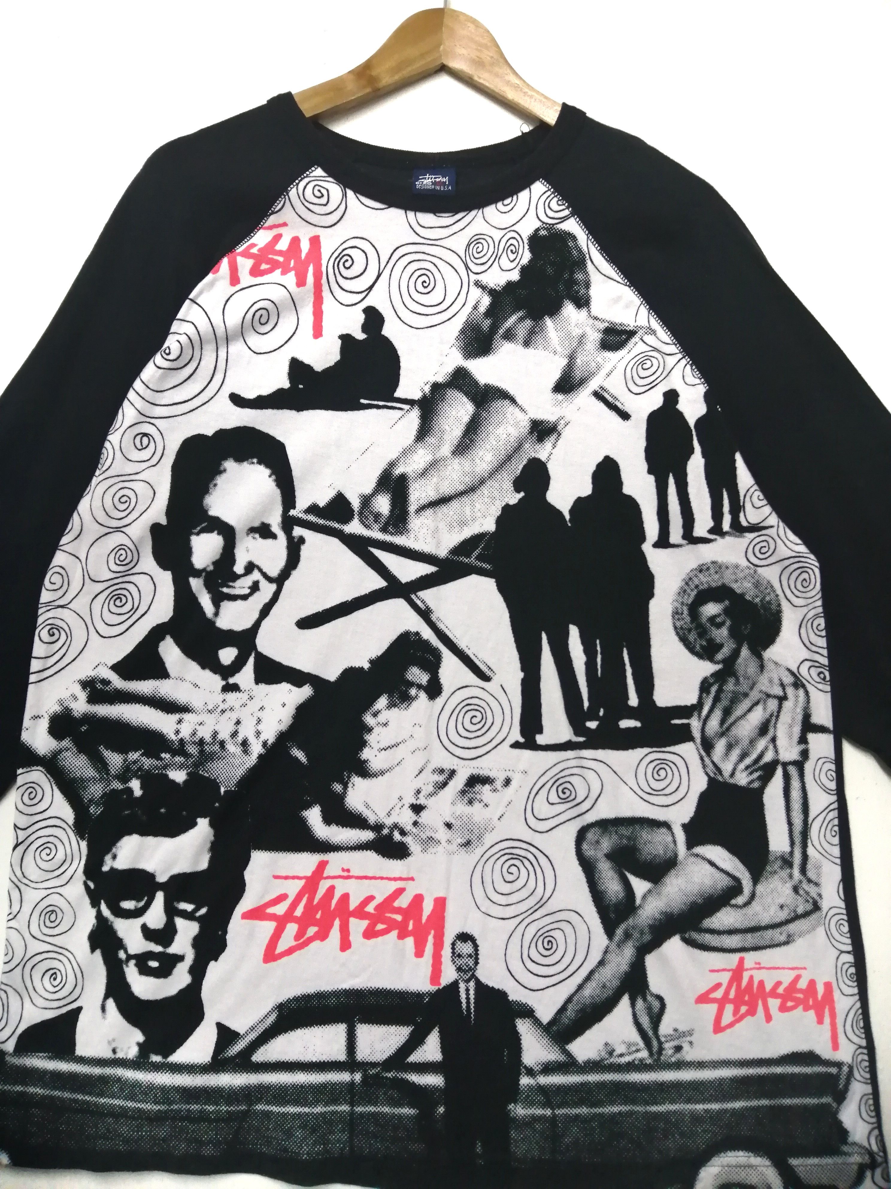 Stussy Stussy x Maryln Monroe Long Sleeve Tshirt Rare Design Size US XL / EU 56 / 4 - 2 Thumbnail