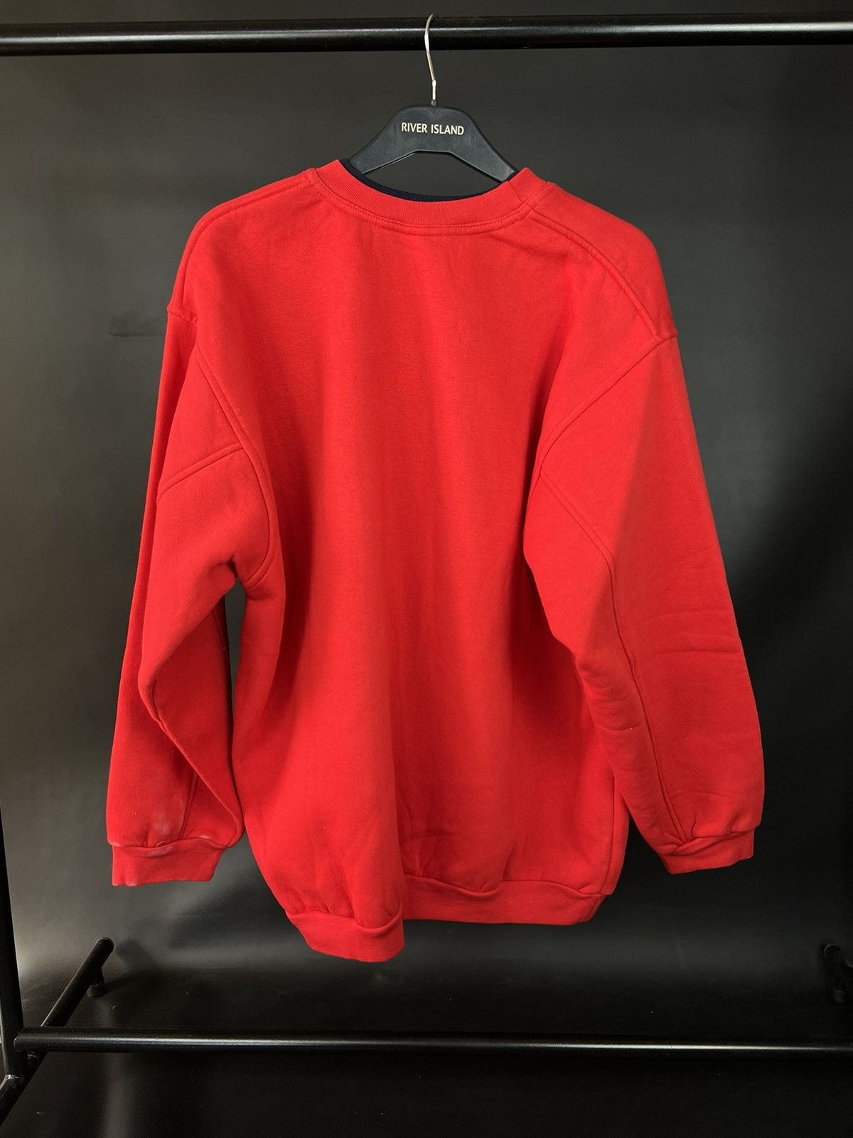 Adidas × Vintage VTG sweatshirt Adidas equipment red Big Logo Size US L / EU 52-54 / 3 - 4 Thumbnail