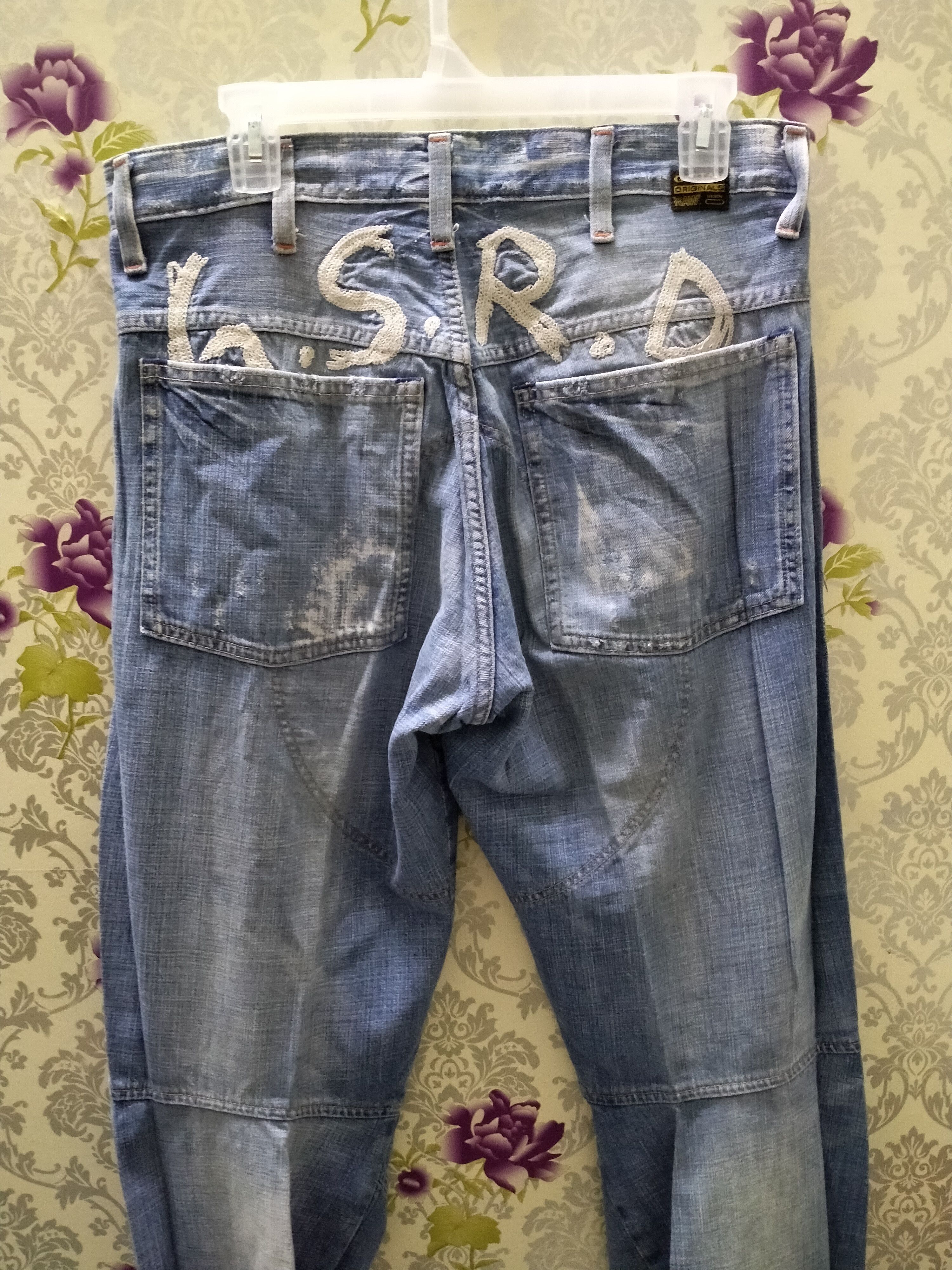 G-Star G-STAR RAW DENIM BIKER JEANS BACK LOGO Size US 32 / EU 48 - 1 Thumbnail