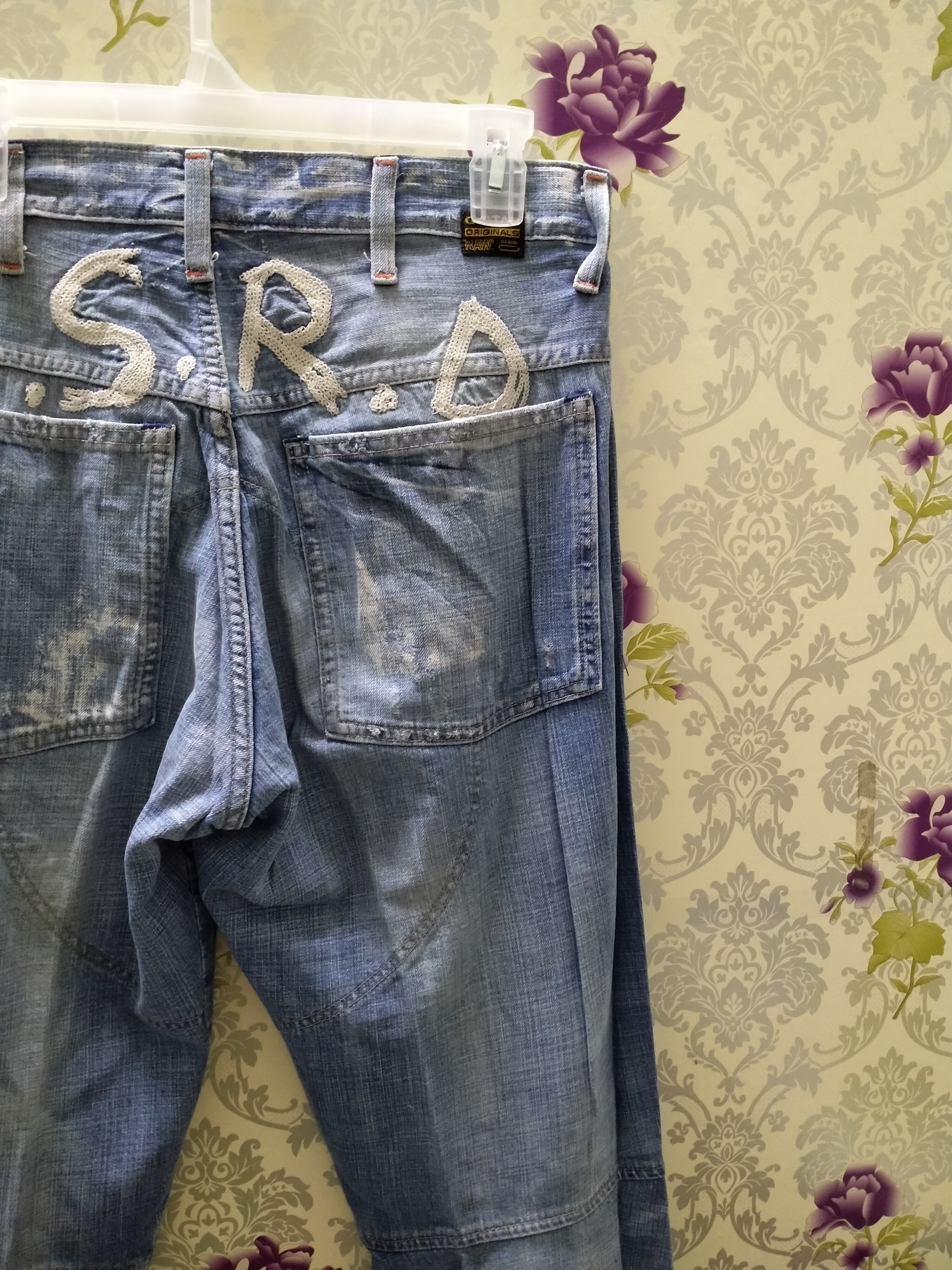 G-Star G-STAR RAW DENIM BIKER JEANS BACK LOGO Size US 32 / EU 48 - 4 Thumbnail