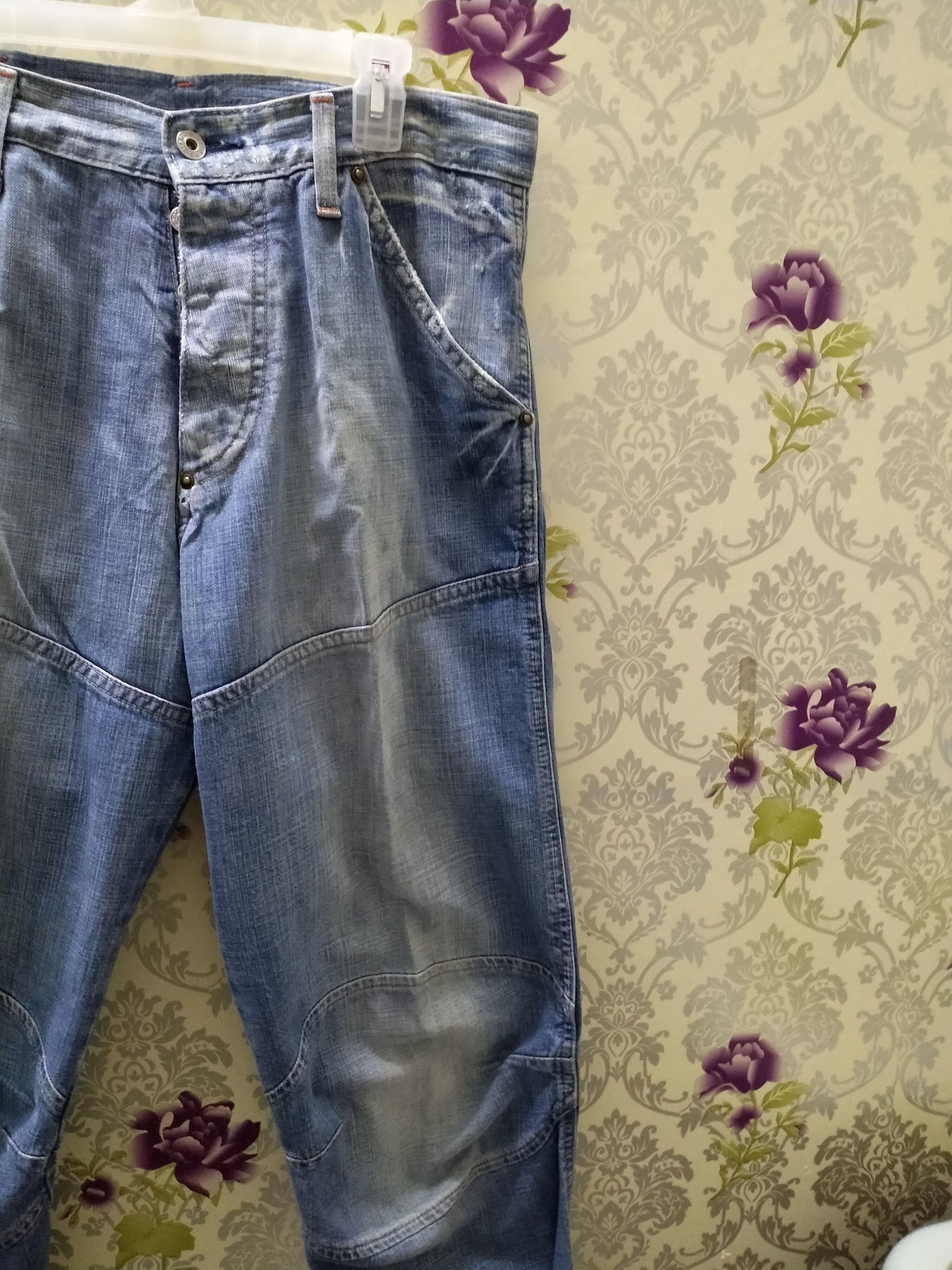 G-Star G-STAR RAW DENIM BIKER JEANS BACK LOGO Size US 32 / EU 48 - 8 Thumbnail