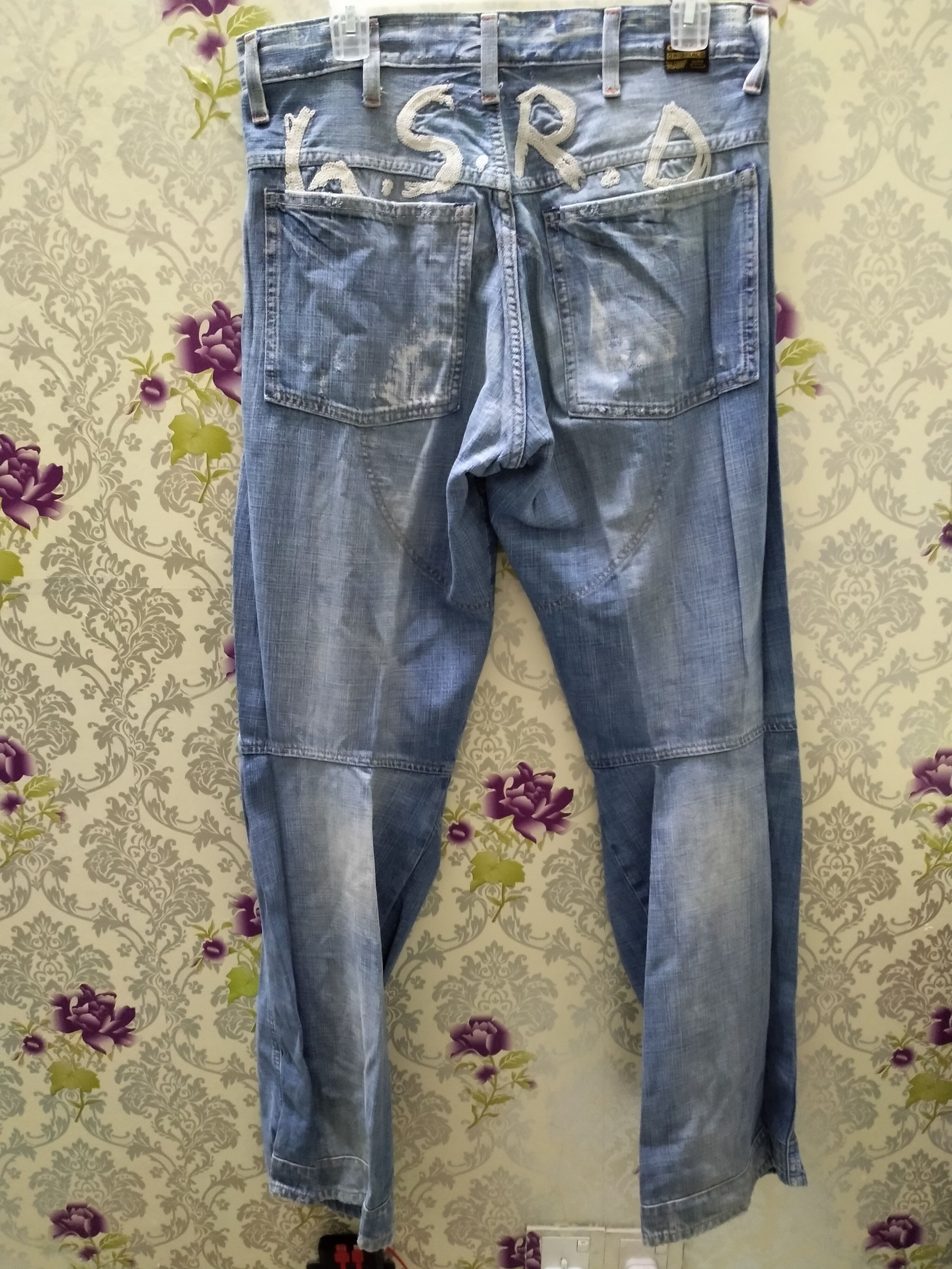 G-Star G-STAR RAW DENIM BIKER JEANS BACK LOGO Size US 32 / EU 48 - 2 Thumbnail