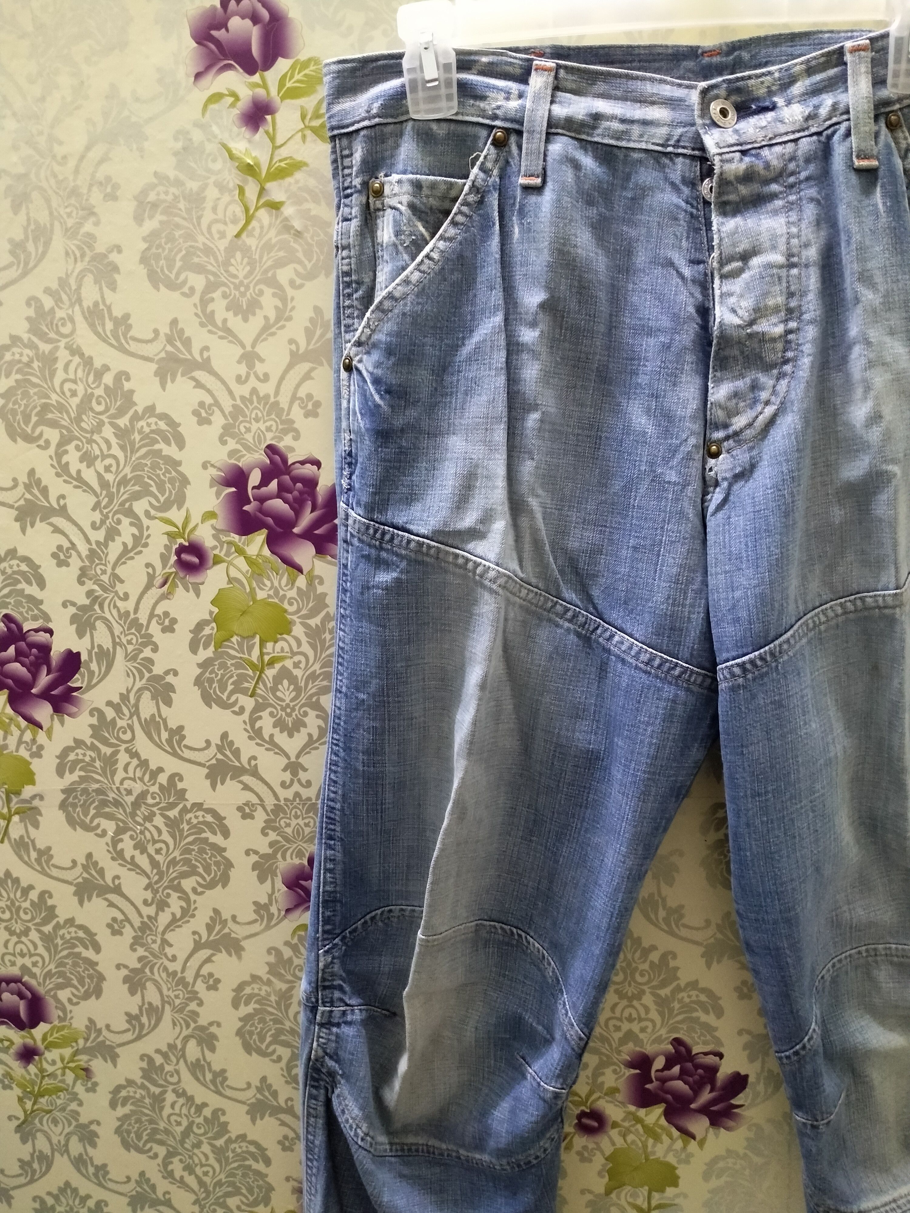 G-Star G-STAR RAW DENIM BIKER JEANS BACK LOGO Size US 32 / EU 48 - 7 Thumbnail