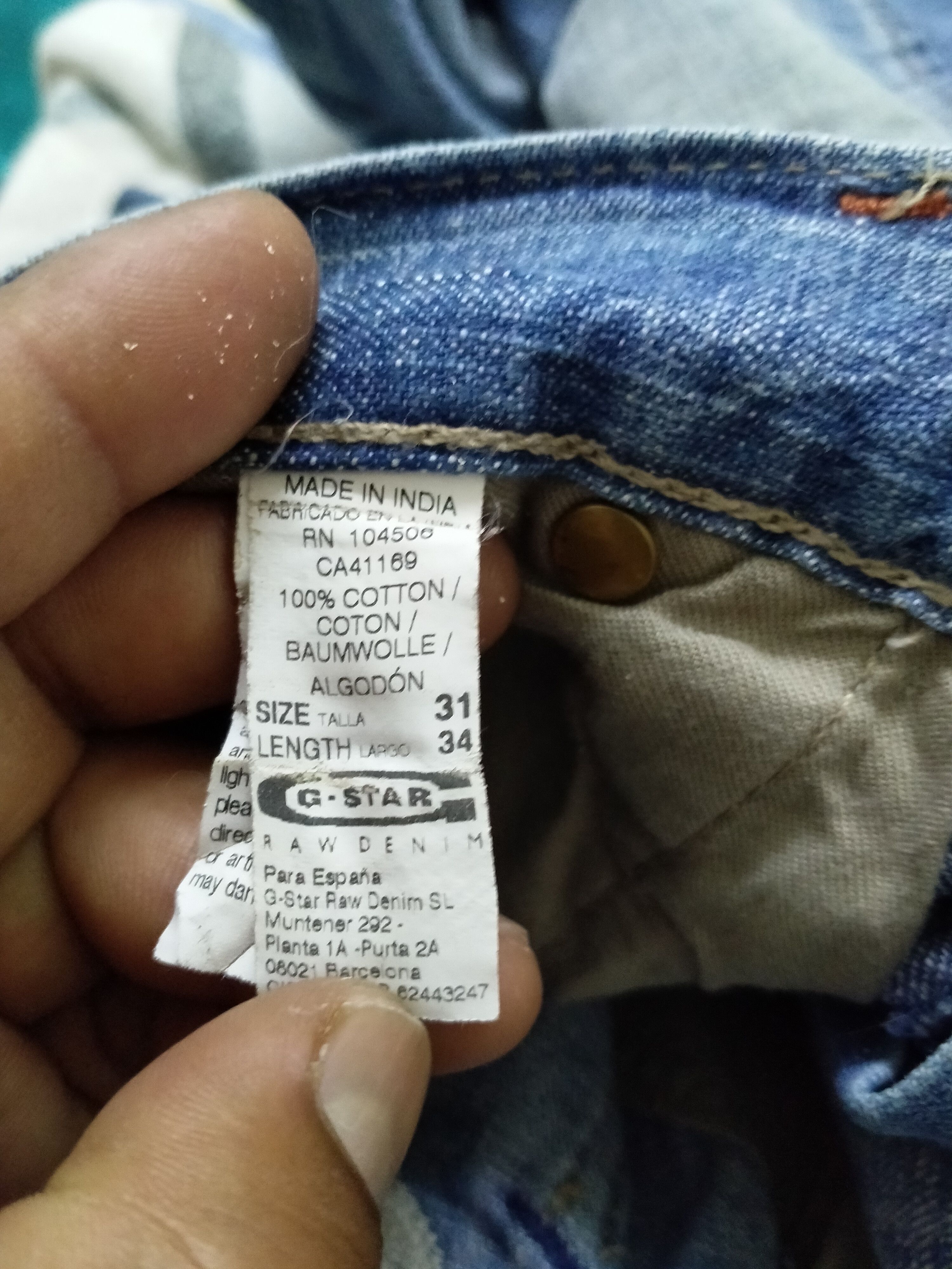 G-Star G-STAR RAW DENIM BIKER JEANS BACK LOGO Size US 32 / EU 48 - 12 Thumbnail