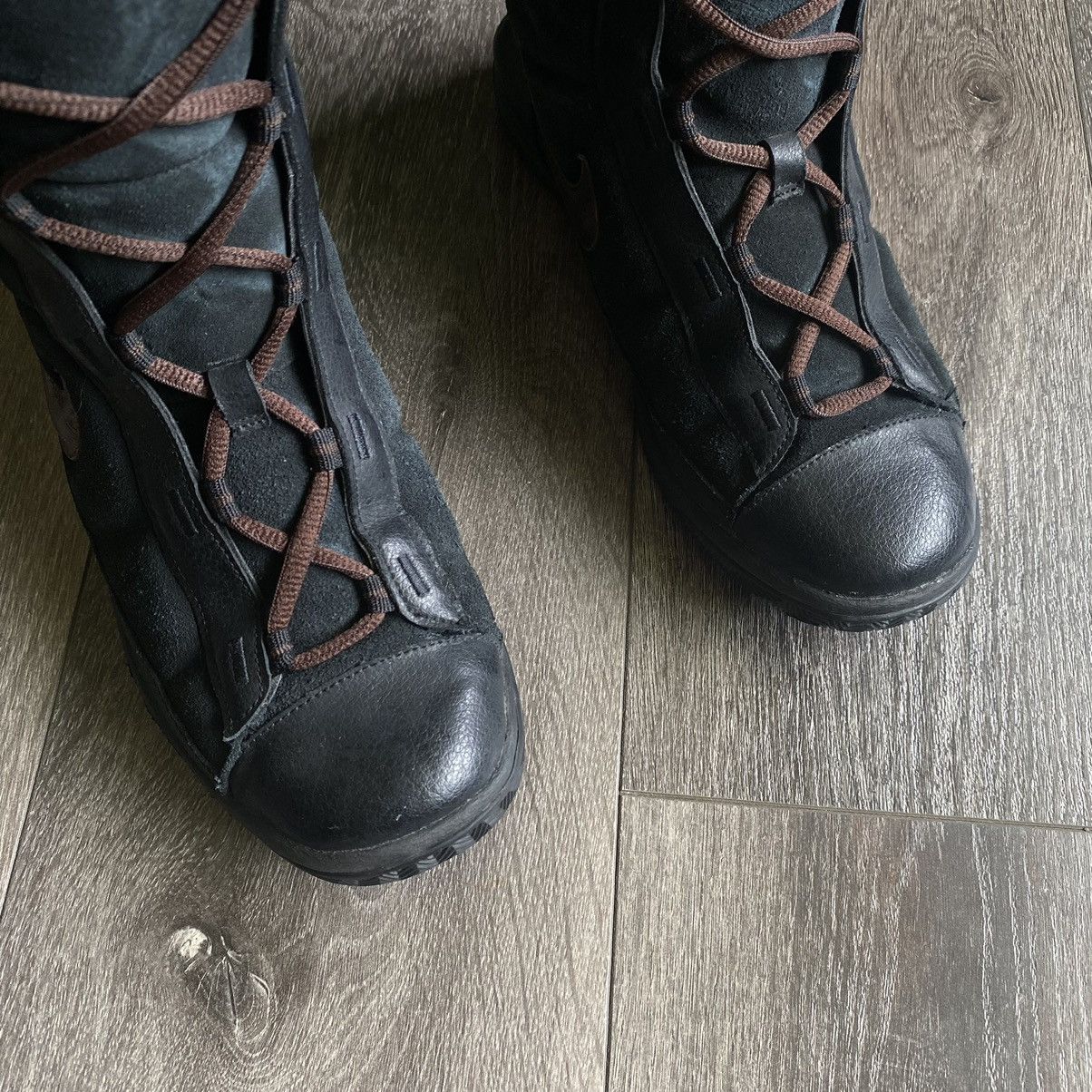 Nike Vintage Y2K 2000s Nike Winter High Lace Faux Fur Snow Boots Size US 7.5 / IT 37.5 - 11 Thumbnail
