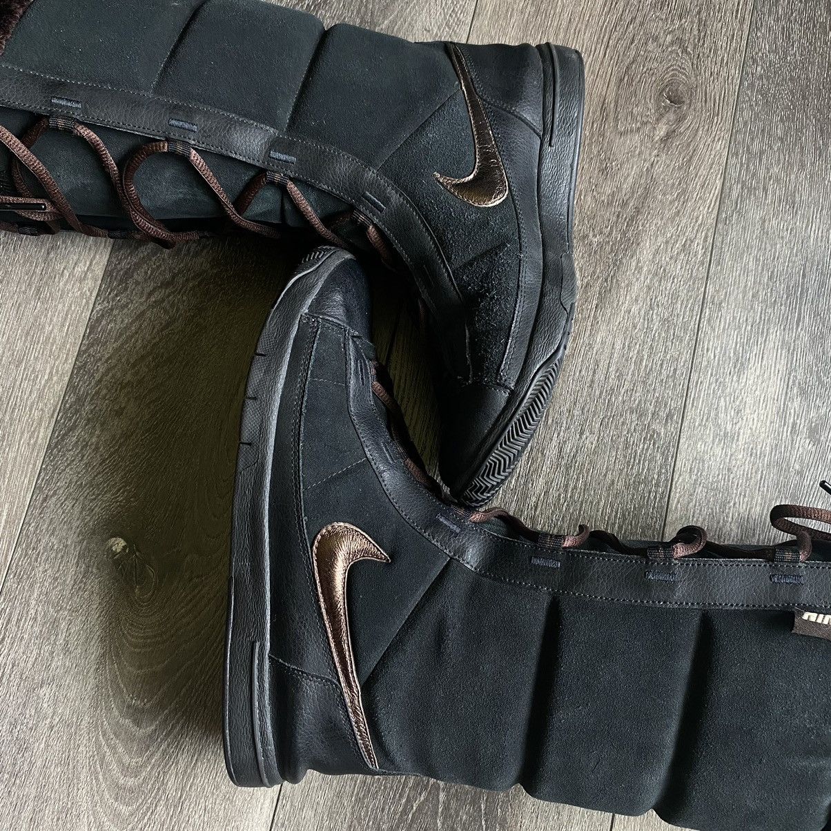 Nike Vintage Y2K 2000s Nike Winter High Lace Faux Fur Snow Boots Size US 7.5 / IT 37.5 - 3 Thumbnail