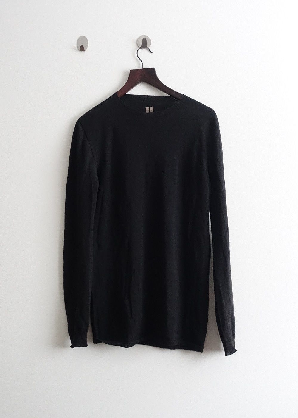 image of Rick Owens Lupetto Biker Knit Mastodon in Black, Men's (Size Medium)