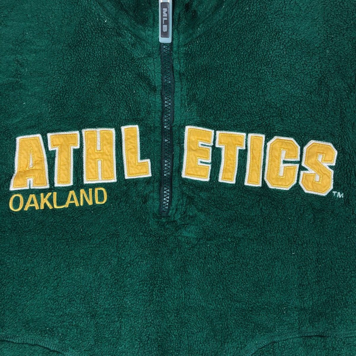 MLB Vintage MLB Oakland Athletics Embroidery Fleece Jacket Size US M / EU 48-50 / 2 - 3 Thumbnail