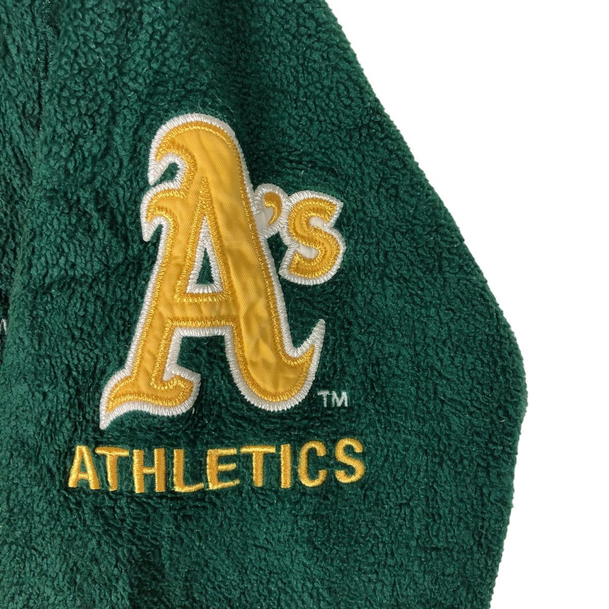 MLB Vintage MLB Oakland Athletics Embroidery Fleece Jacket Size US M / EU 48-50 / 2 - 8 Thumbnail