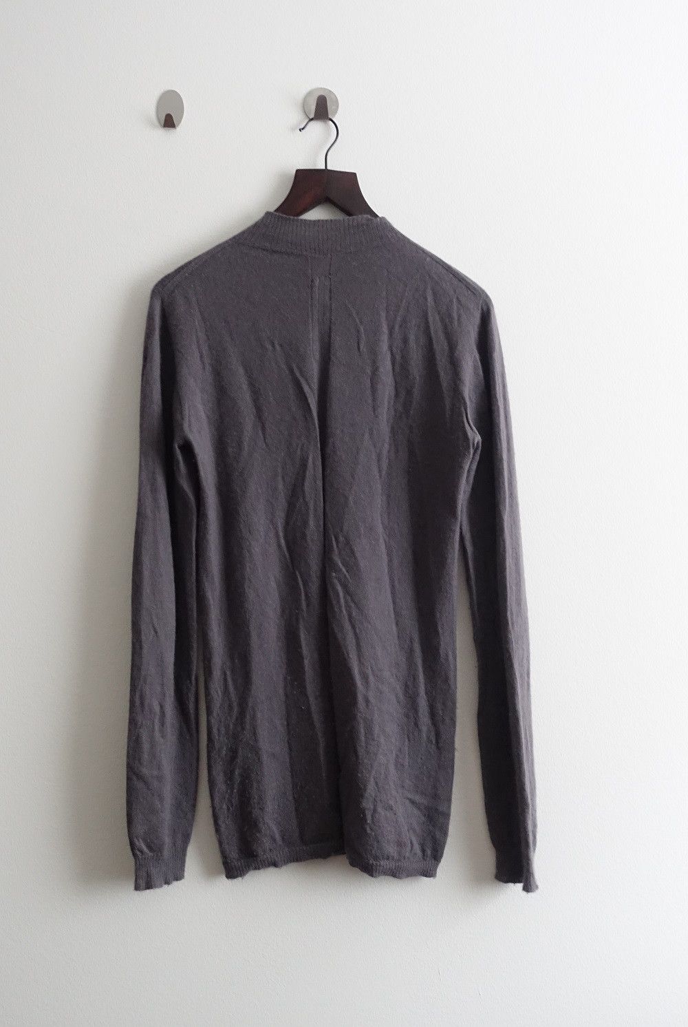 Rick Owens SS18 DIRT IRON PURPLE CASHMERE KNIT Size US M / EU 48-50 / 2 - 2 Thumbnail