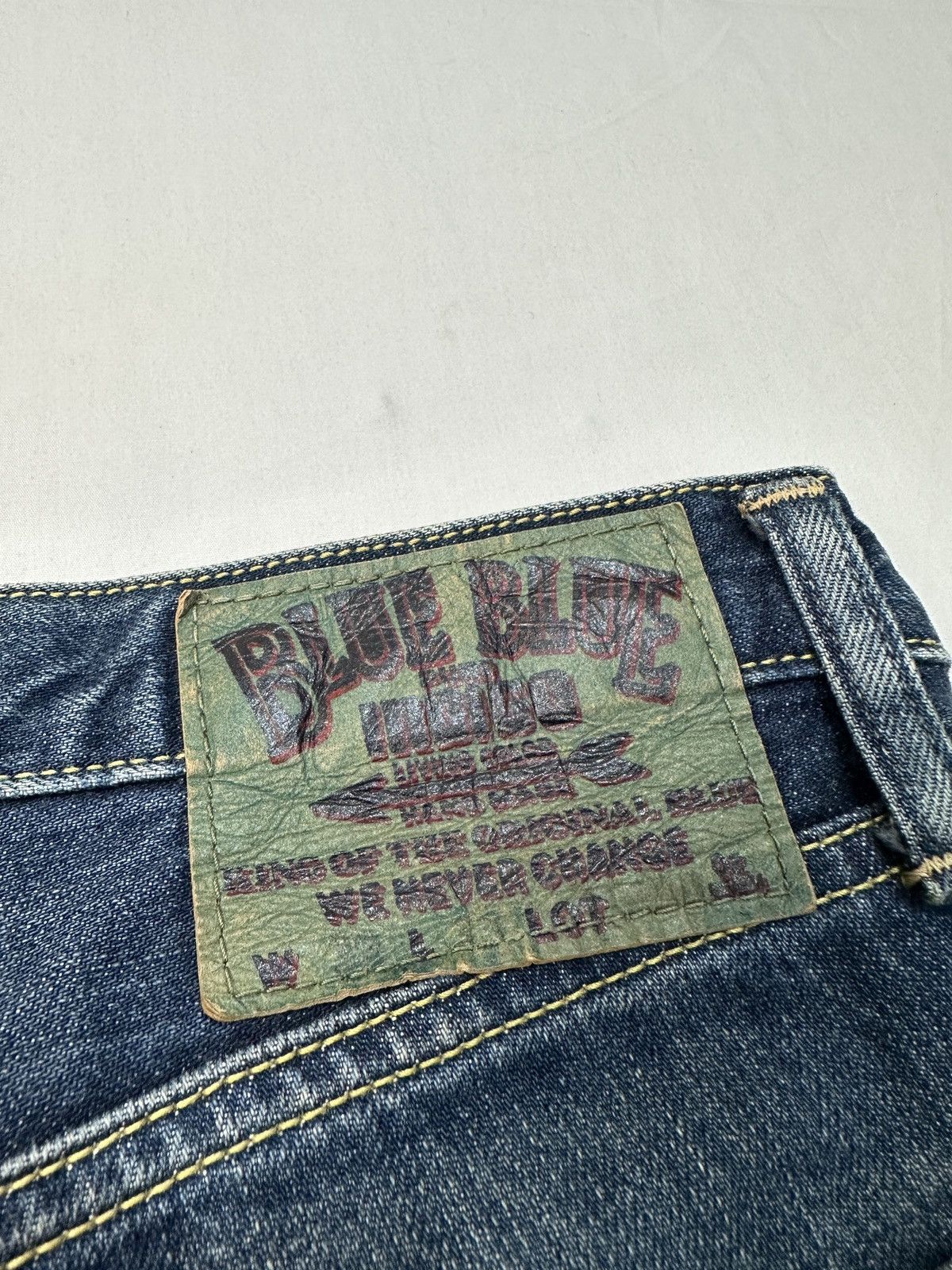 Blue Blue Japan Blue blue Japan HR market raw denim jeans pants Size US 32 / EU 48 - 24 Thumbnail