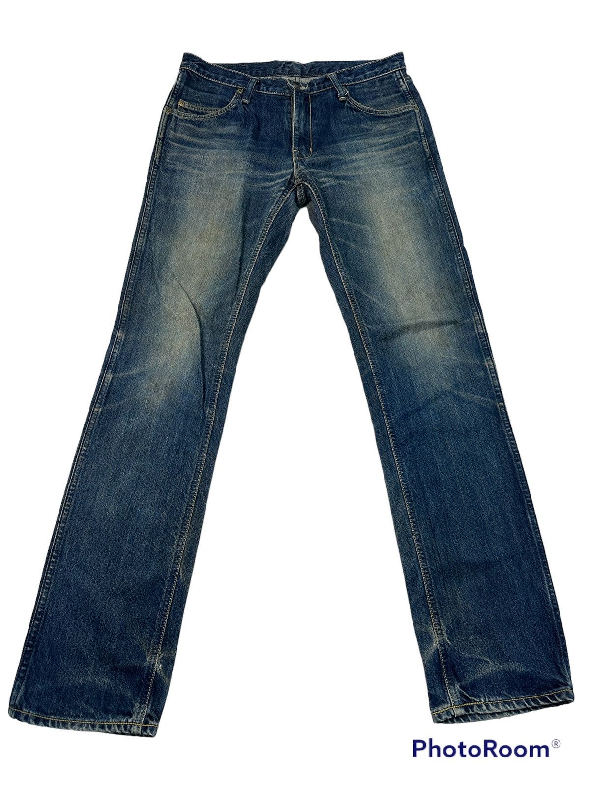 Blue Blue Japan Blue blue Japan HR market raw denim jeans pants Size US 32 / EU 48 - 1 Thumbnail