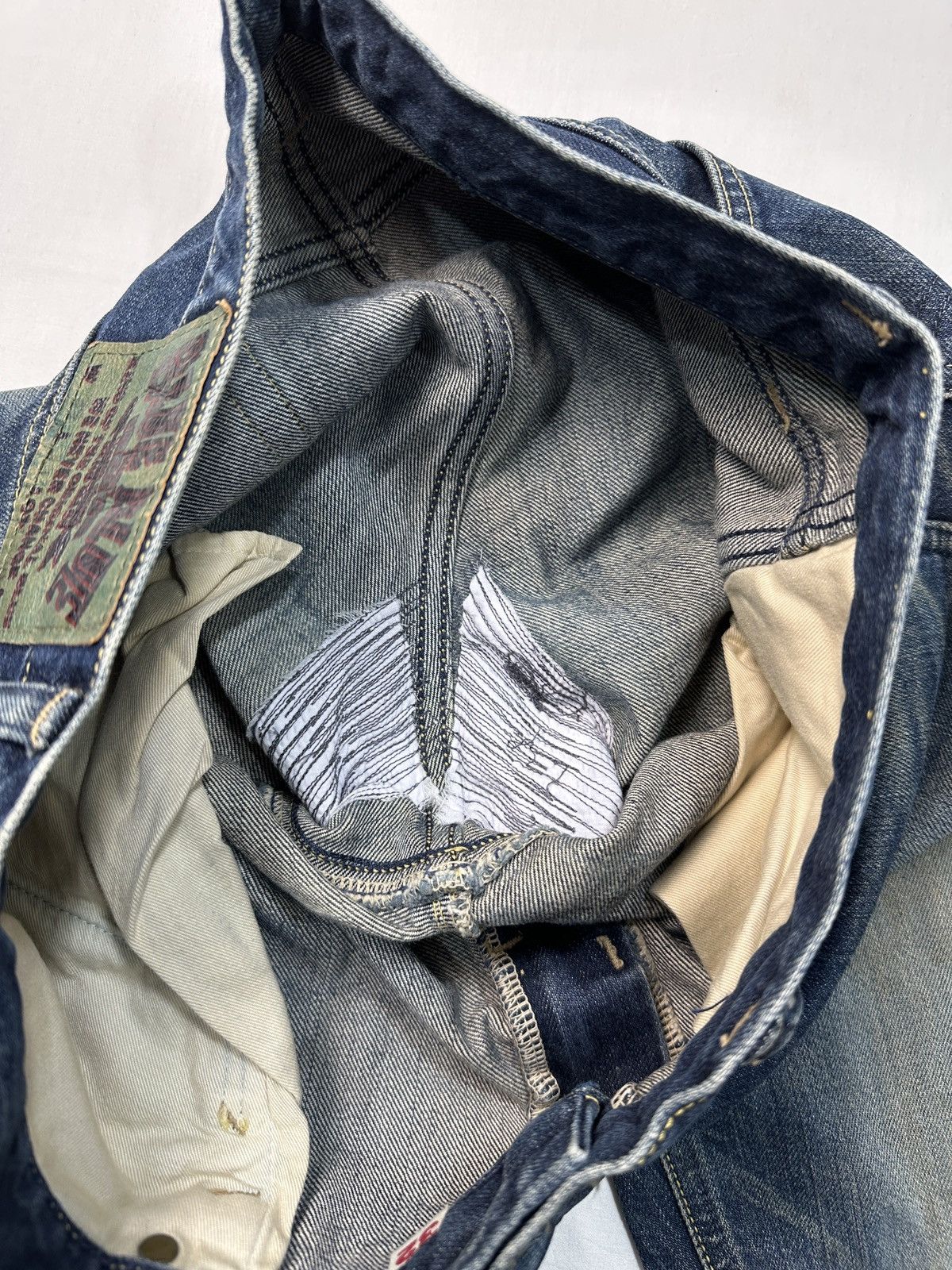 Blue Blue Japan Blue blue Japan HR market raw denim jeans pants Size US 32 / EU 48 - 13 Thumbnail