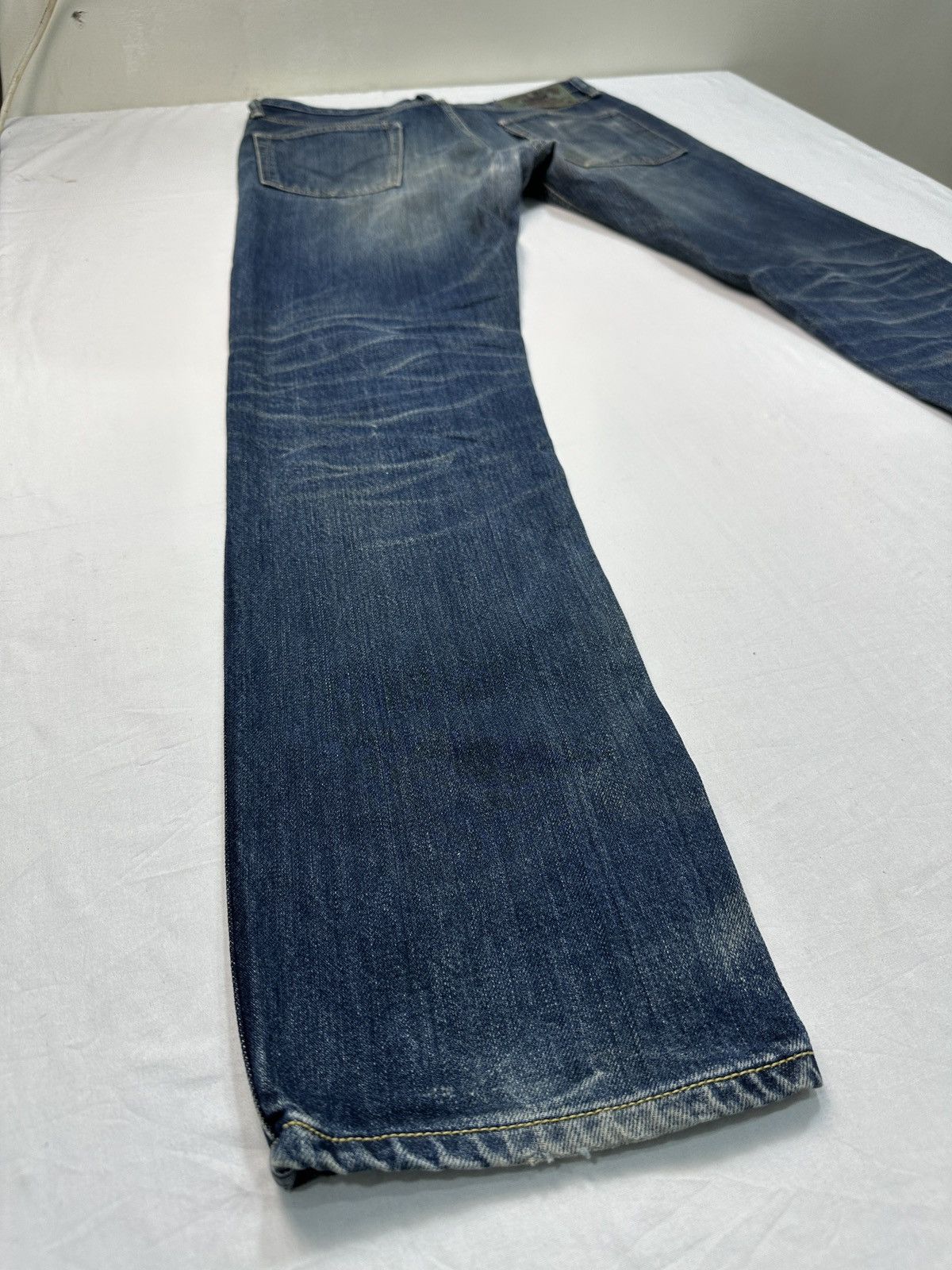 Blue Blue Japan Blue blue Japan HR market raw denim jeans pants Size US 32 / EU 48 - 17 Thumbnail