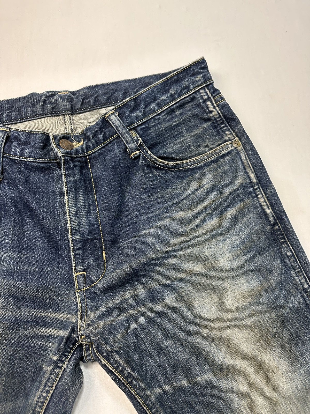 Blue Blue Japan Blue blue Japan HR market raw denim jeans pants Size US 32 / EU 48 - 8 Thumbnail