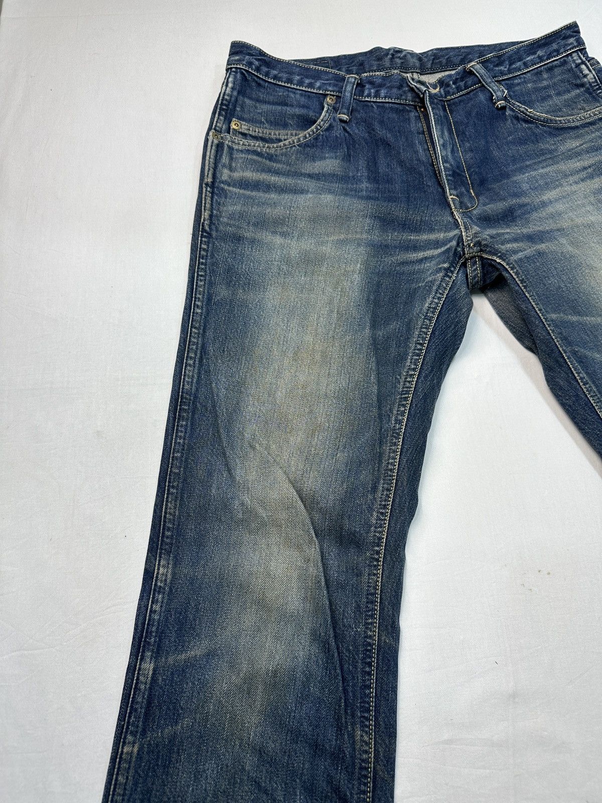 Blue Blue Japan Blue blue Japan HR market raw denim jeans pants Size US 32 / EU 48 - 6 Thumbnail