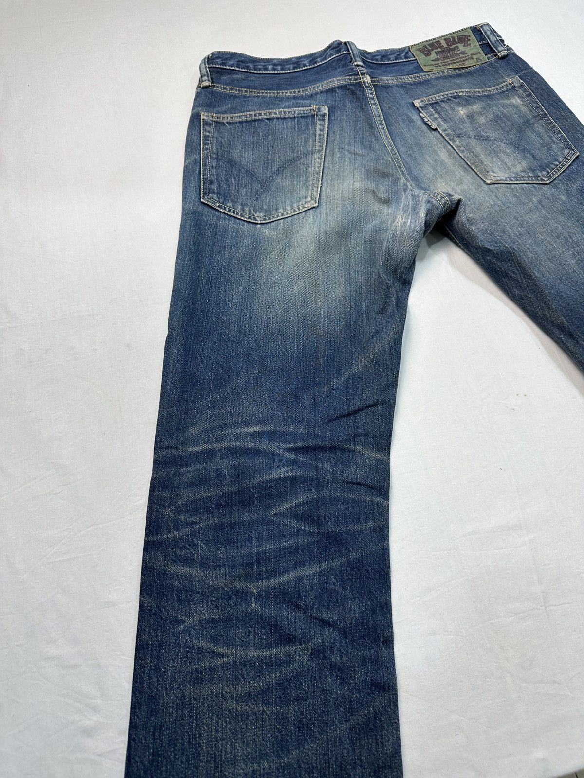 Blue Blue Japan Blue blue Japan HR market raw denim jeans pants Size US 32 / EU 48 - 19 Thumbnail