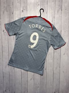 LIVERPOOL 2008 2009 TORRES THIRD SHIRT JERSEY FOOTBALL SOCCER ADIDAS SIZE S