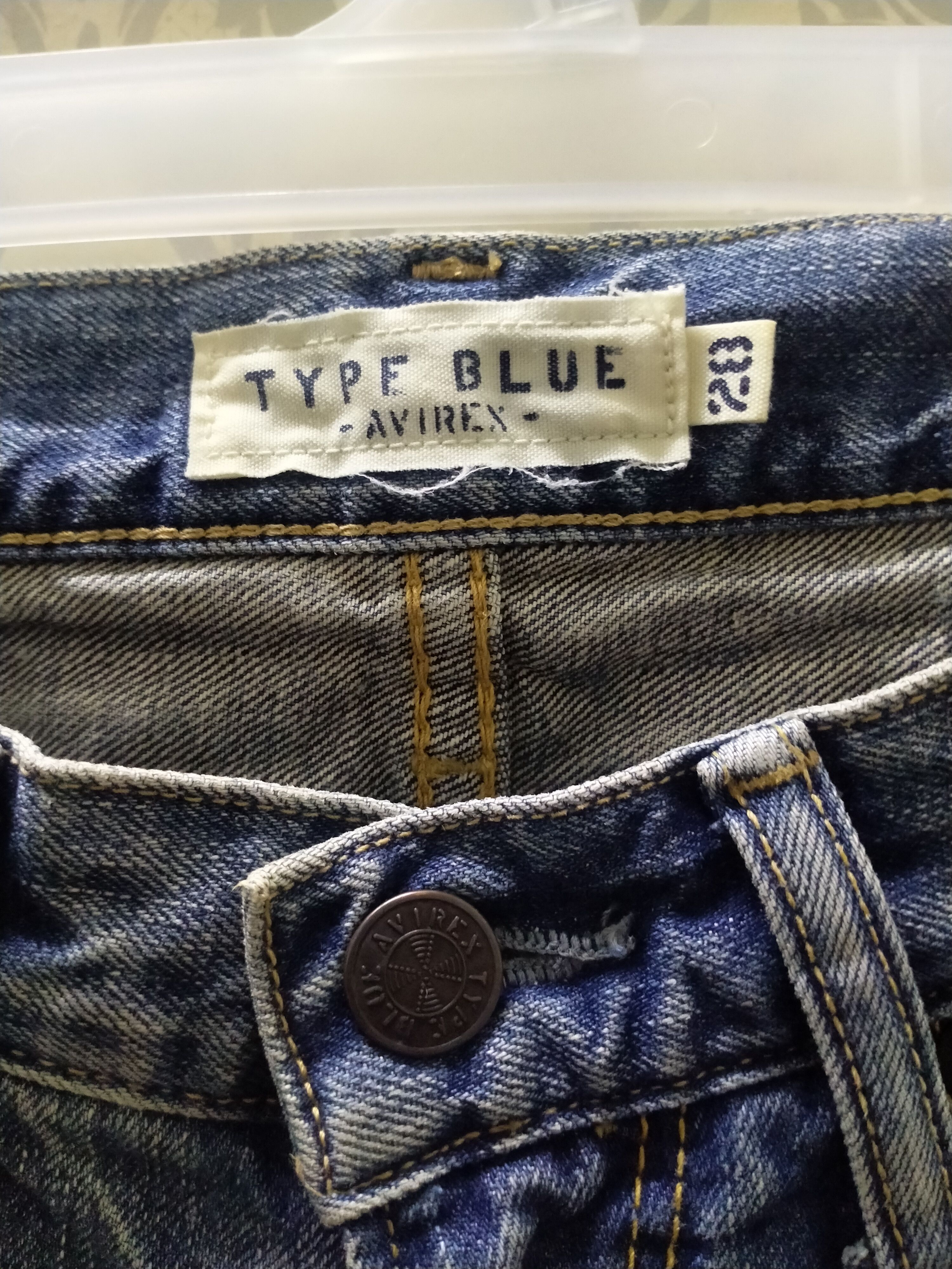 Avirex AVIREX TYPE BLUE JEANS WITH PATCHES Size US 30 / EU 46 - 6 Thumbnail