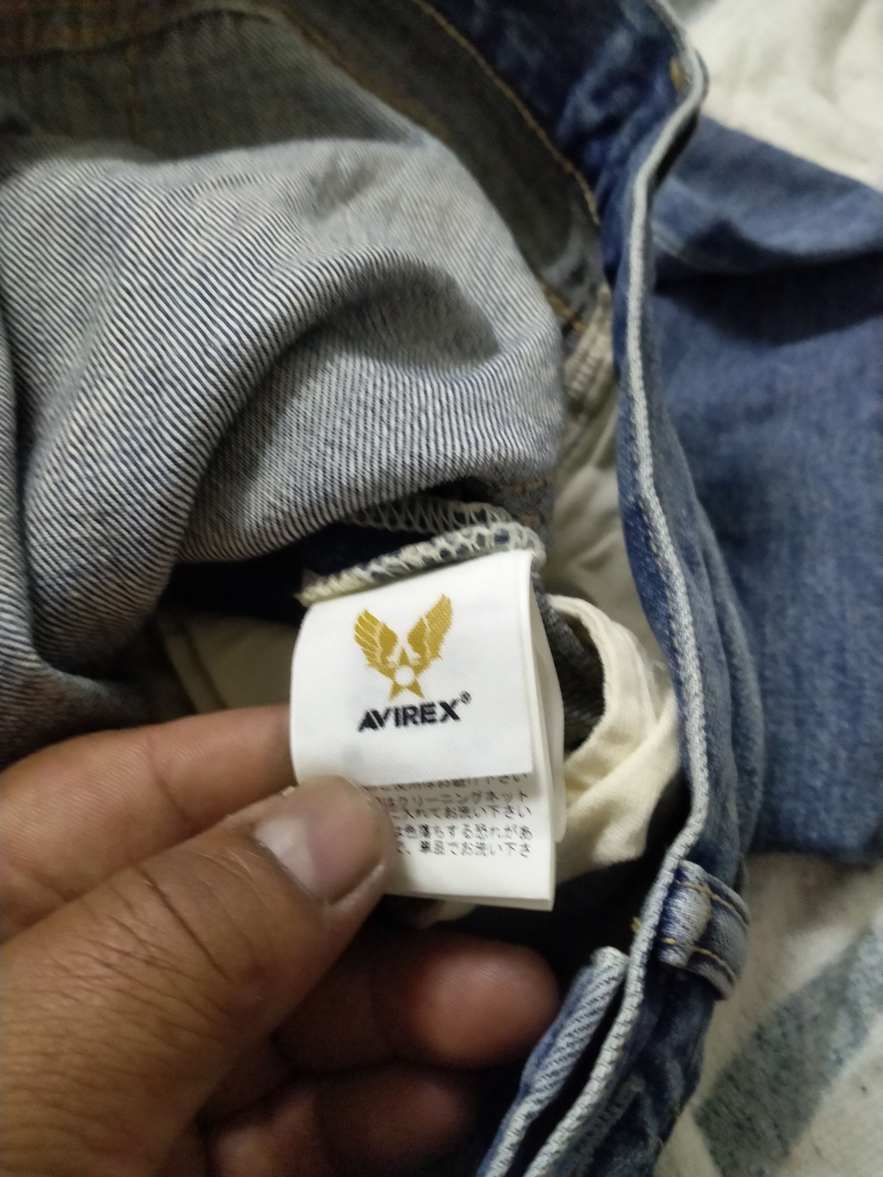 Avirex AVIREX TYPE BLUE JEANS WITH PATCHES Size US 30 / EU 46 - 13 Thumbnail