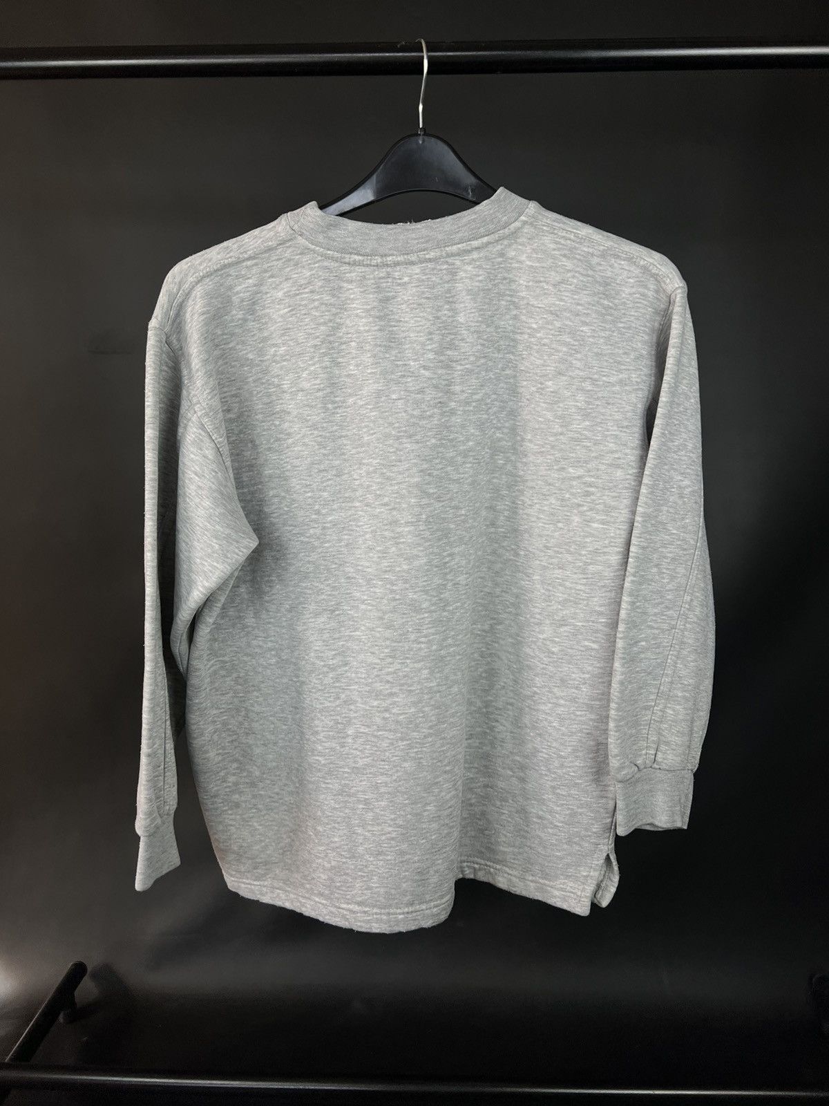 Adidas × Vintage VTG sweatshirt Adidas equipment gray Big Logo Cotton Size US S / EU 44-46 / 1 - 5 Thumbnail