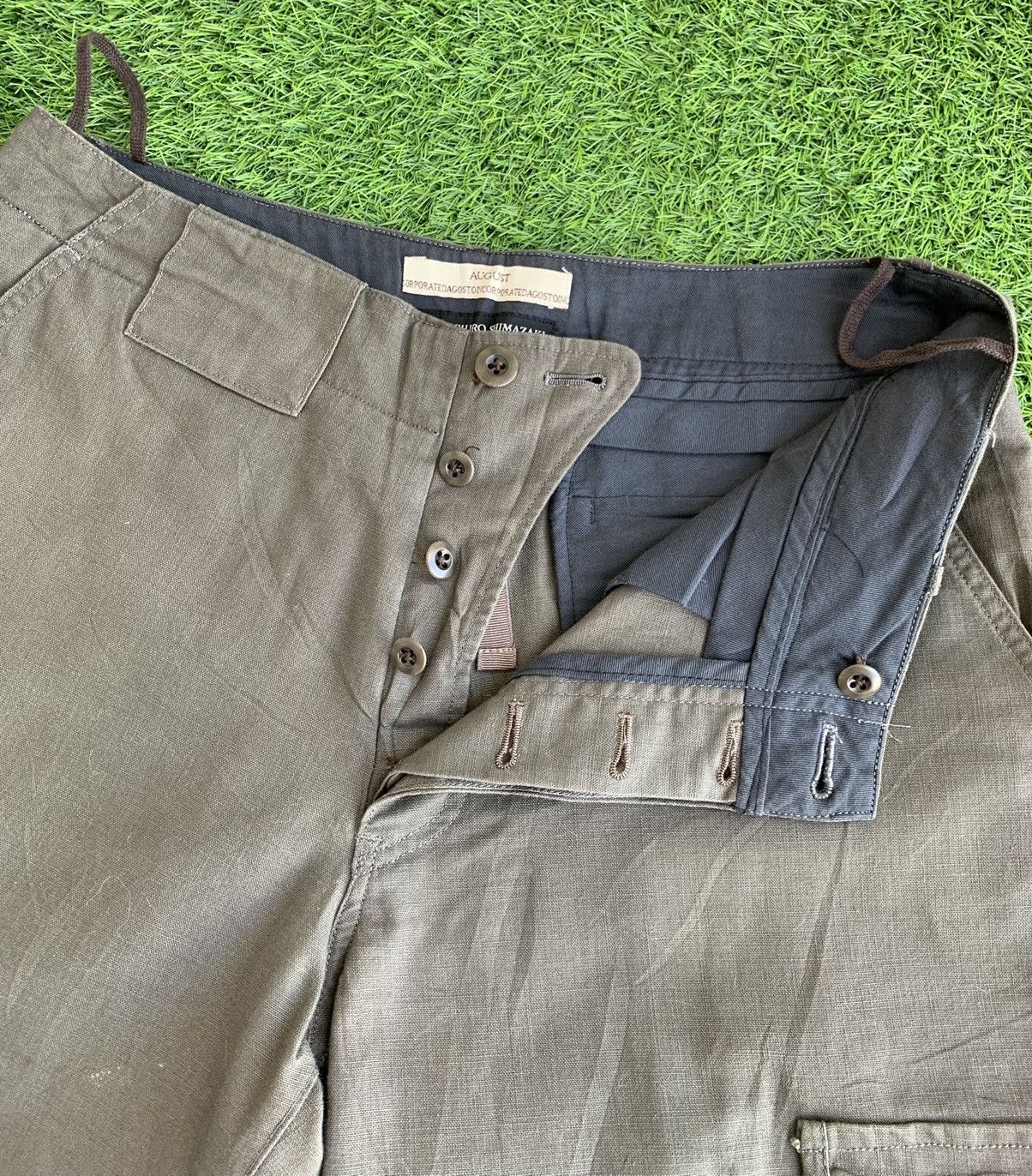 Japanese Brand Japan Brand Designer Ryuichiro Shimazaki Homme Trouser Cargo Size US 34 / EU 50 - 18 Thumbnail
