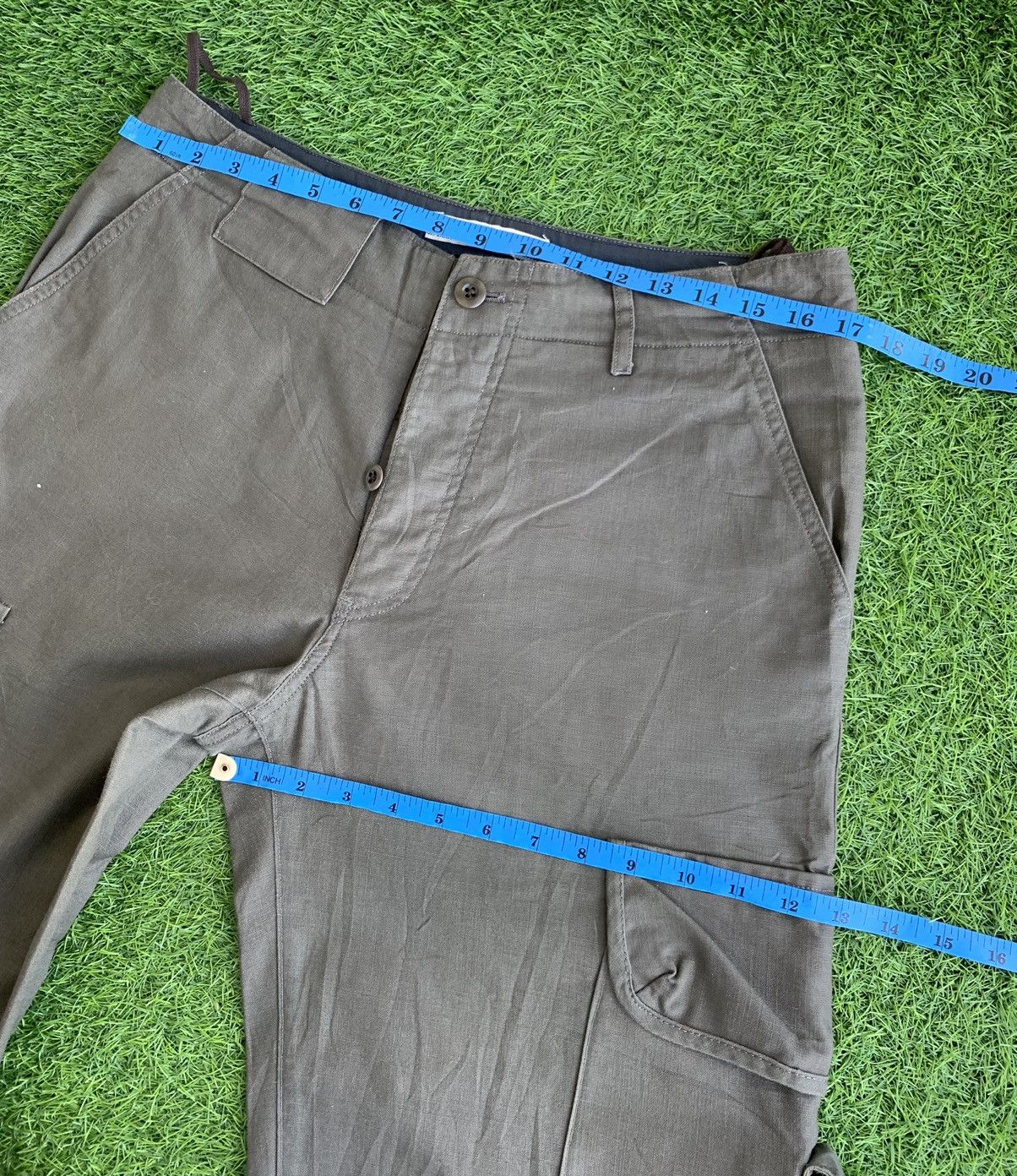 Japanese Brand Japan Brand Designer Ryuichiro Shimazaki Homme Trouser Cargo Size US 34 / EU 50 - 21 Thumbnail