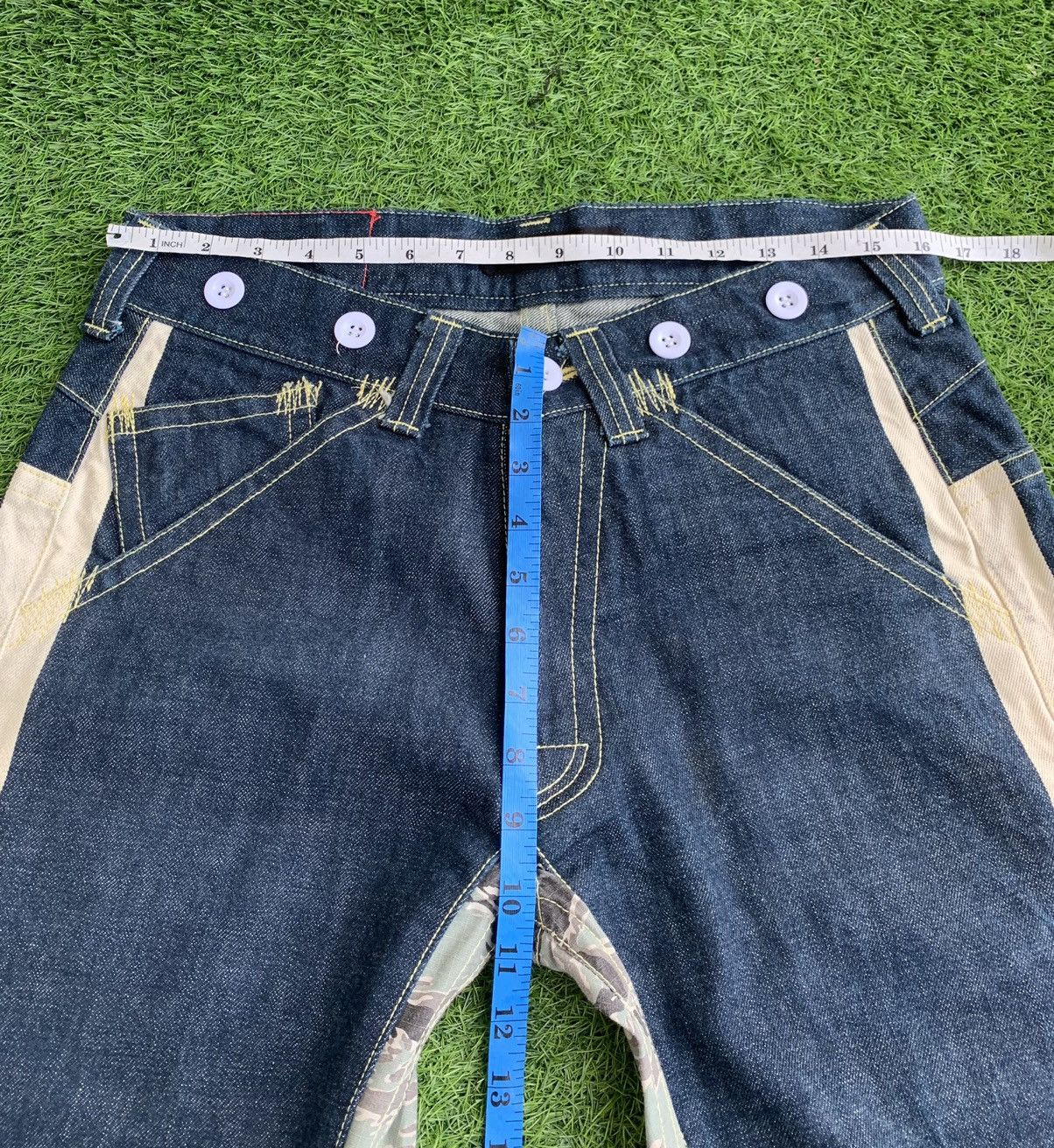 Japanese Brand Designer Mix Up Conflution Buckle Back tigers Stripe Size US 32 / EU 48 - 16 Thumbnail