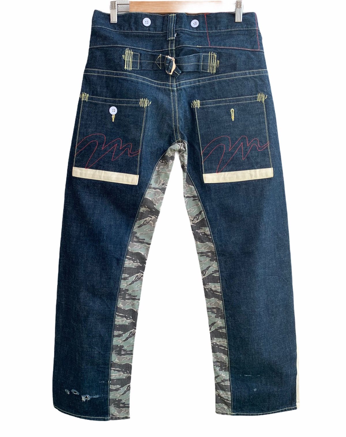 Japanese Brand Designer Mix Up Conflution Buckle Back tigers Stripe Size US 32 / EU 48 - 2 Thumbnail