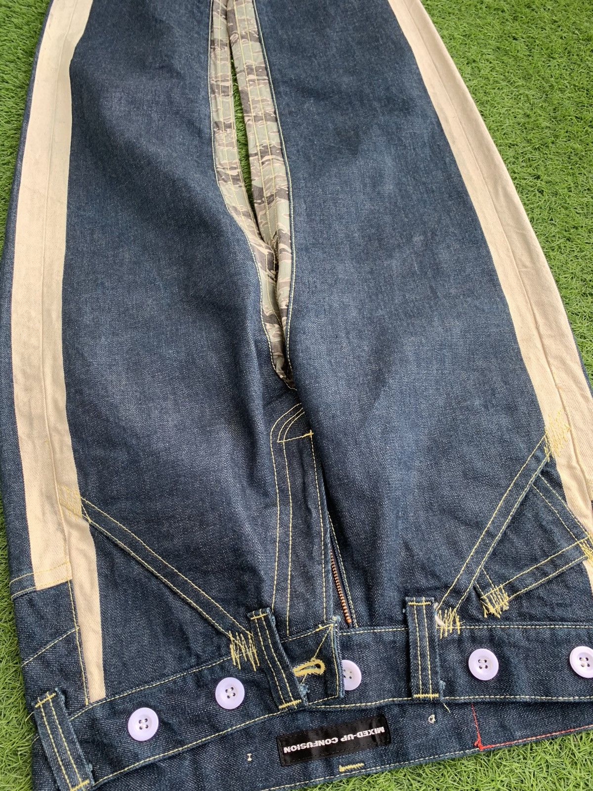 Japanese Brand Designer Mix Up Conflution Buckle Back tigers Stripe Size US 32 / EU 48 - 15 Thumbnail