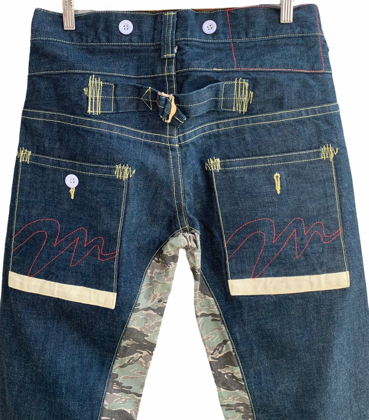 Japanese Brand Designer Mix Up Conflution Buckle Back tigers Stripe Size US 32 / EU 48 - 10 Thumbnail