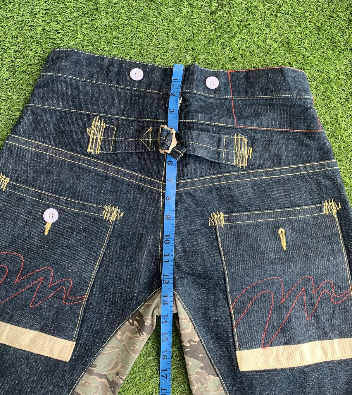 Japanese Brand Designer Mix Up Conflution Buckle Back tigers Stripe Size US 32 / EU 48 - 19 Thumbnail
