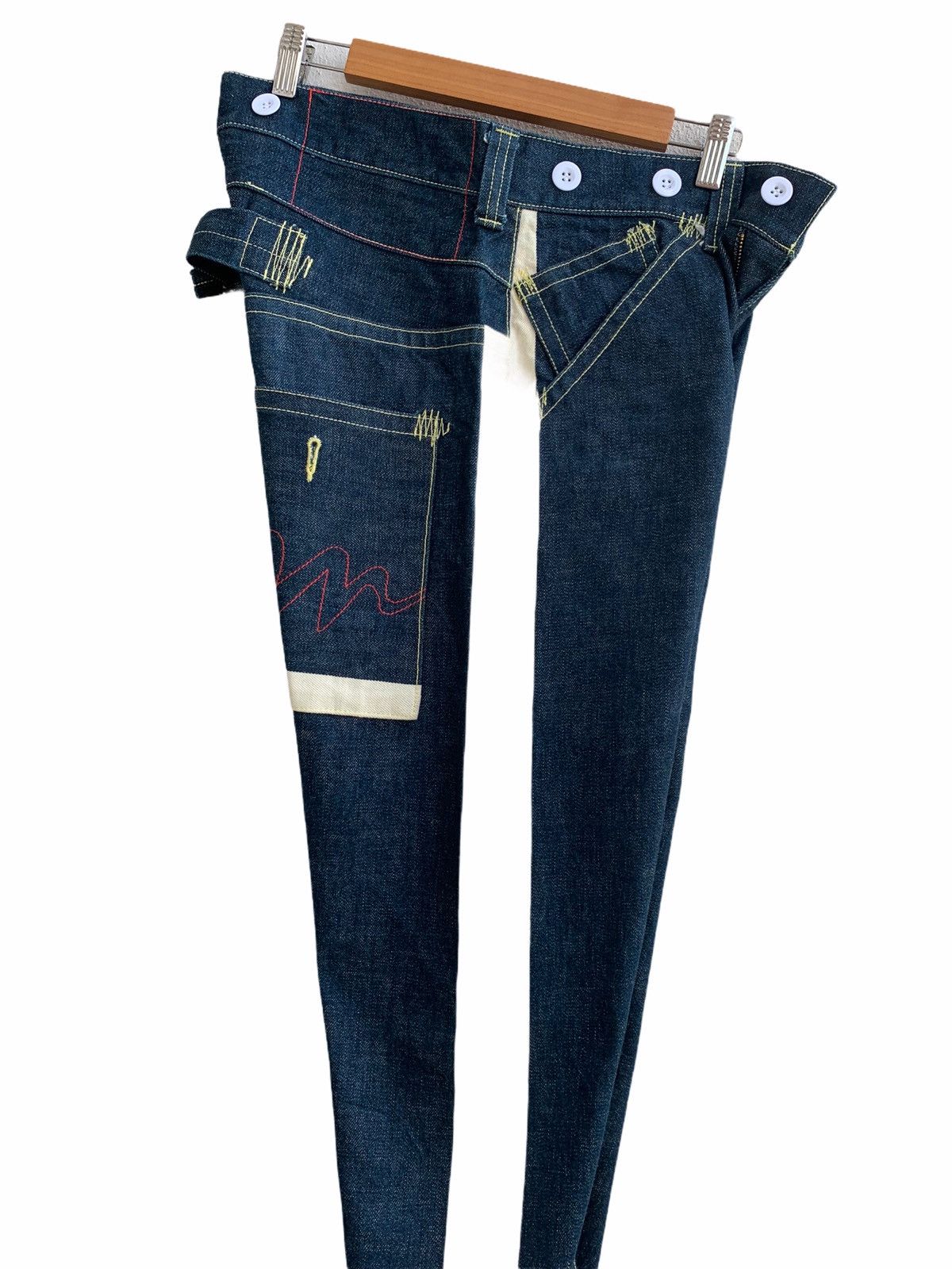 Japanese Brand Designer Mix Up Conflution Buckle Back tigers Stripe Size US 32 / EU 48 - 11 Thumbnail