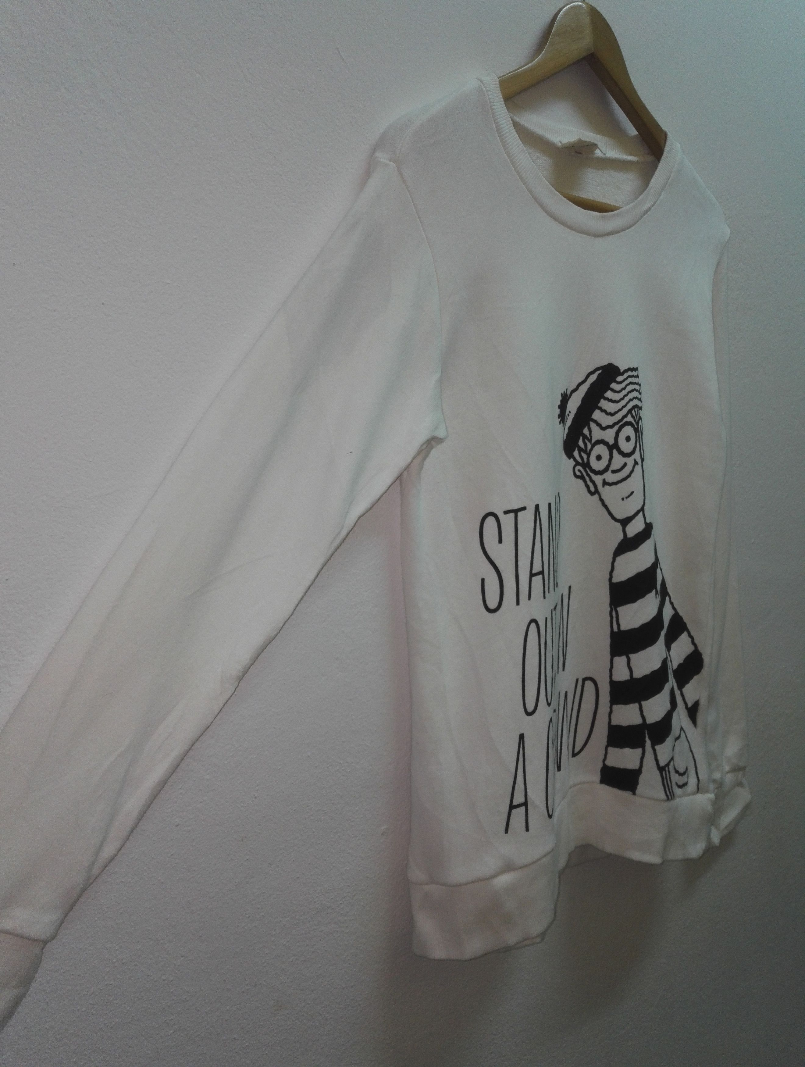Japanese Brand 🔥Vtg🔥 Where's Wally Sweatshirt Crewneck Martin Handford Size US S / EU 44-46 / 1 - 2 Thumbnail