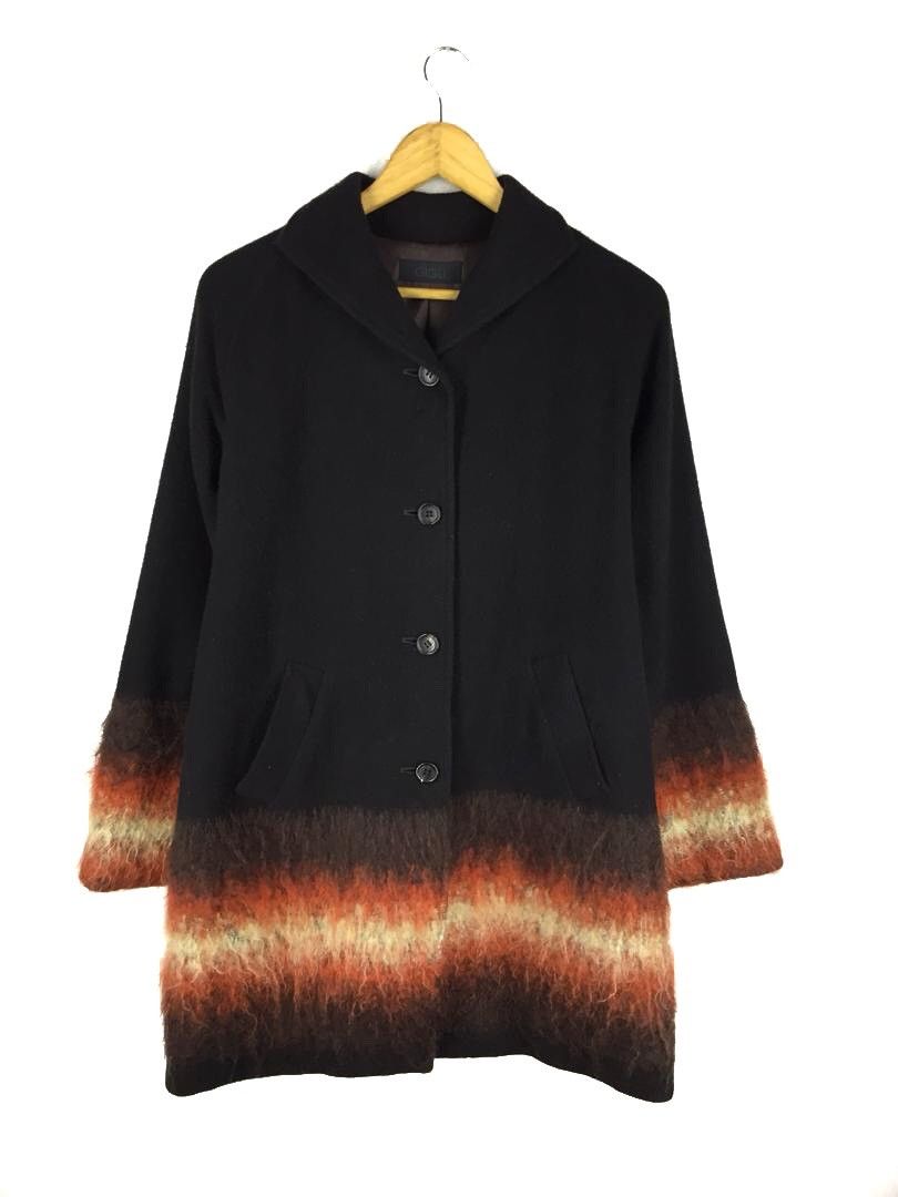 Romeo Gigli GIGLI FUZZY MOHAIR LONGCOAT Size US M / EU 48-50 / 2 - 10 Thumbnail