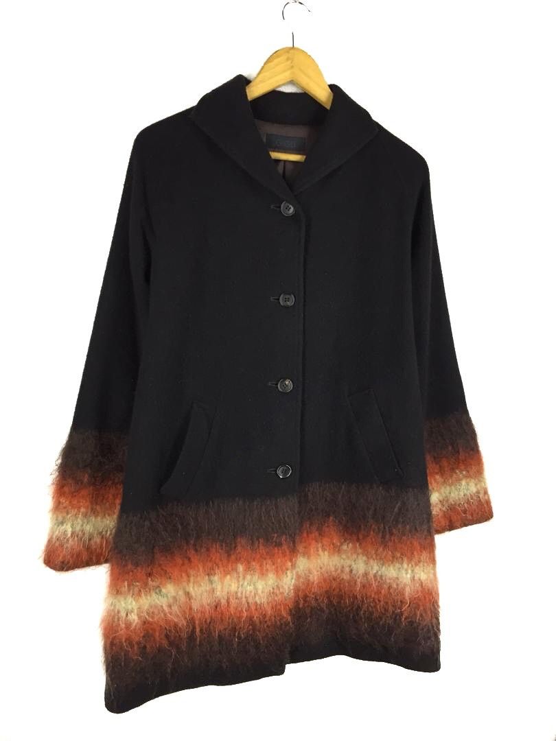 Romeo Gigli GIGLI FUZZY MOHAIR LONGCOAT Size US M / EU 48-50 / 2 - 3 Thumbnail
